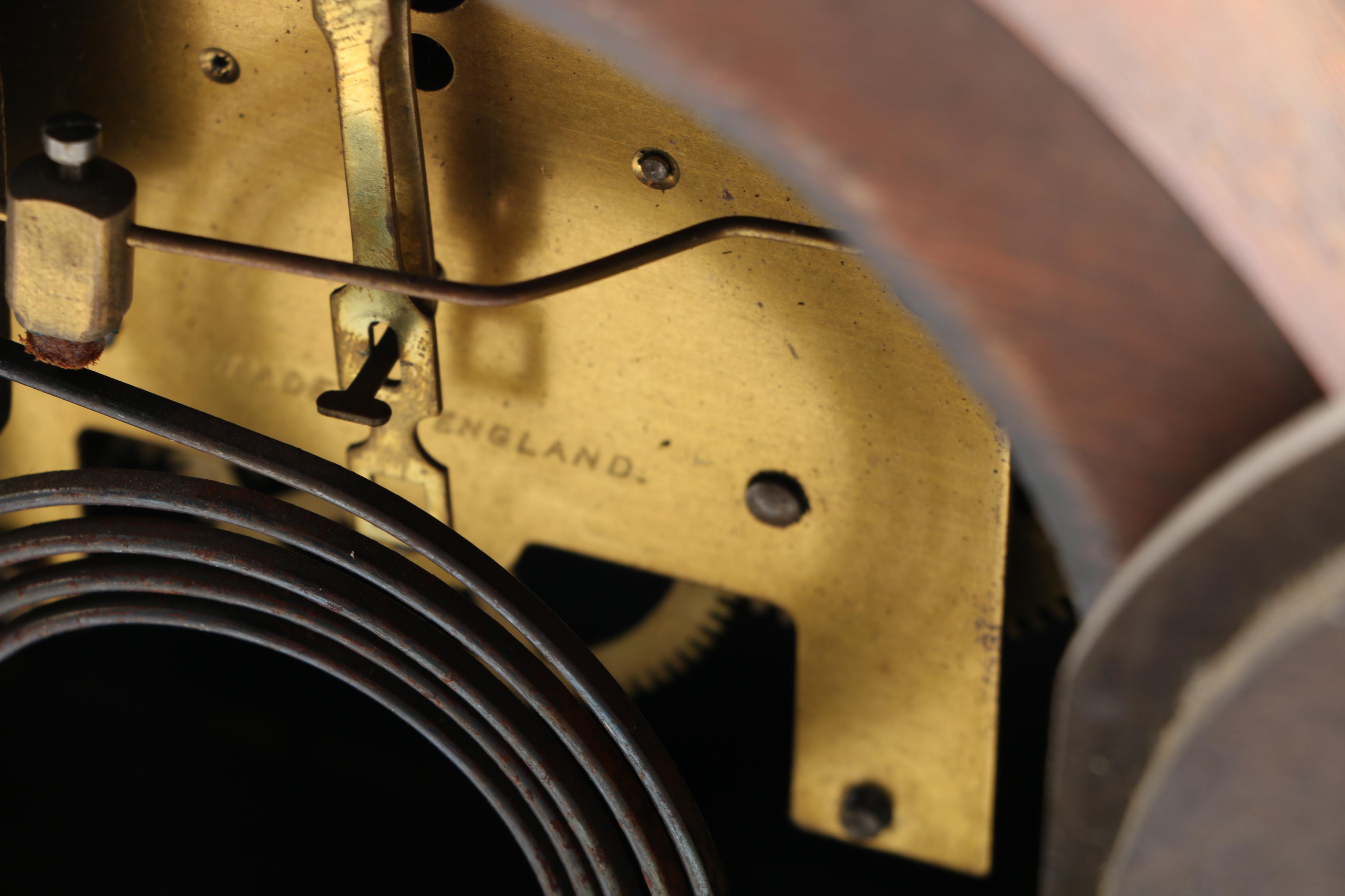 Enfield Art Deco Wood Mantel Clock