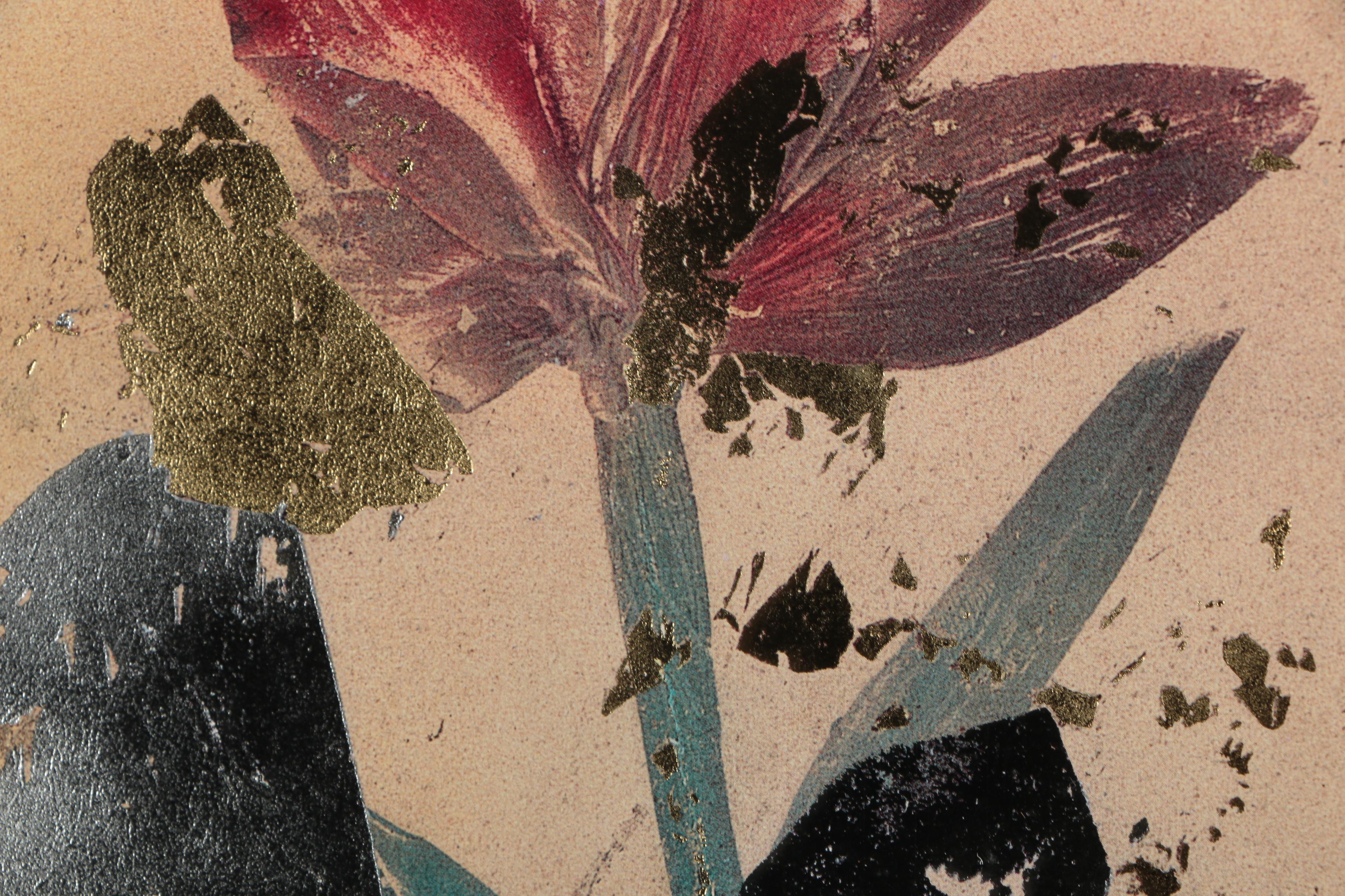 Offset Lithograph with Gold and Silver Metal Foil