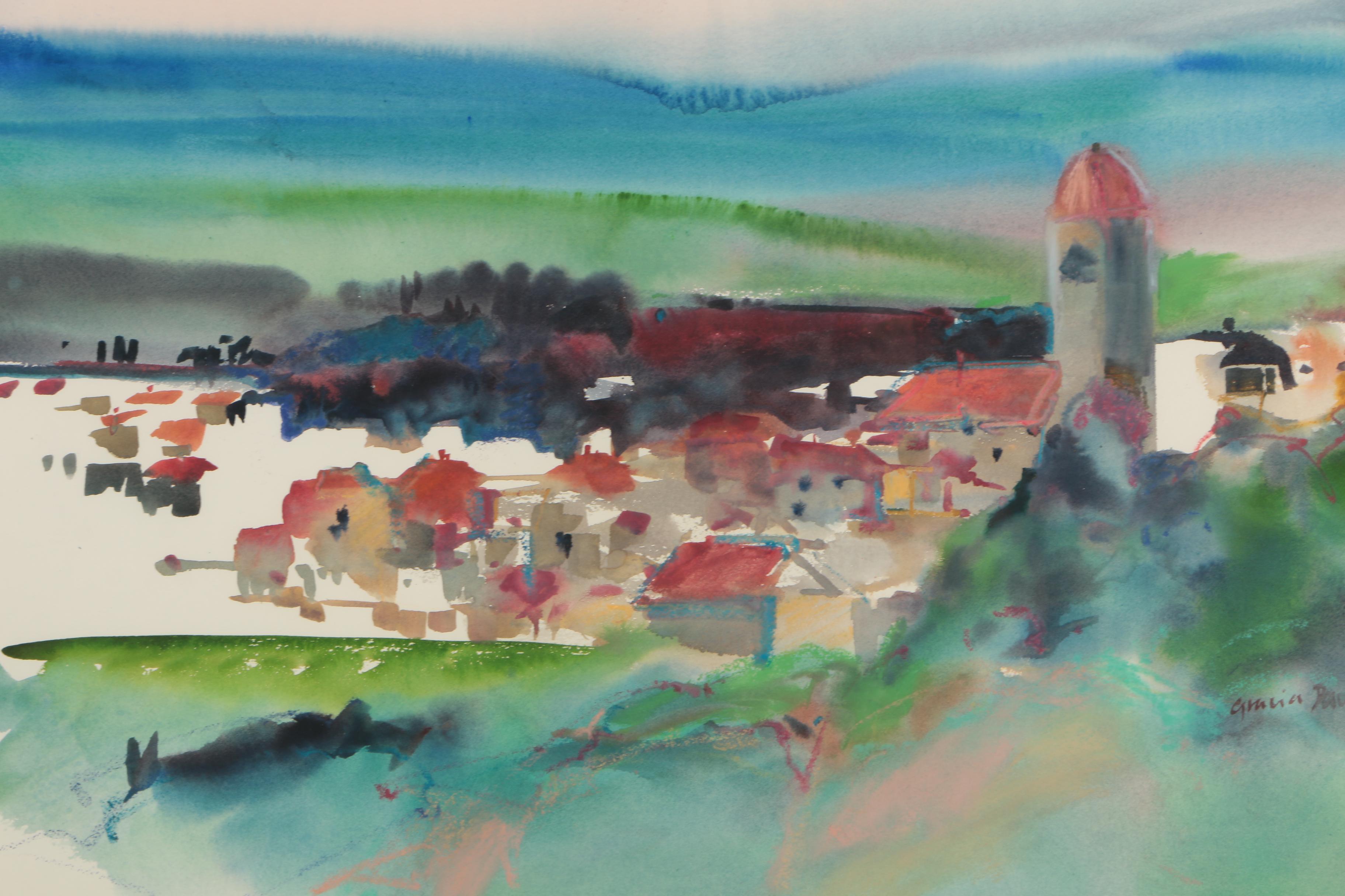 Gracia Dayton Mixed Media Painting "Provence"