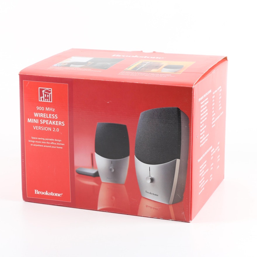 Brookstone Wireless Mini Speakers