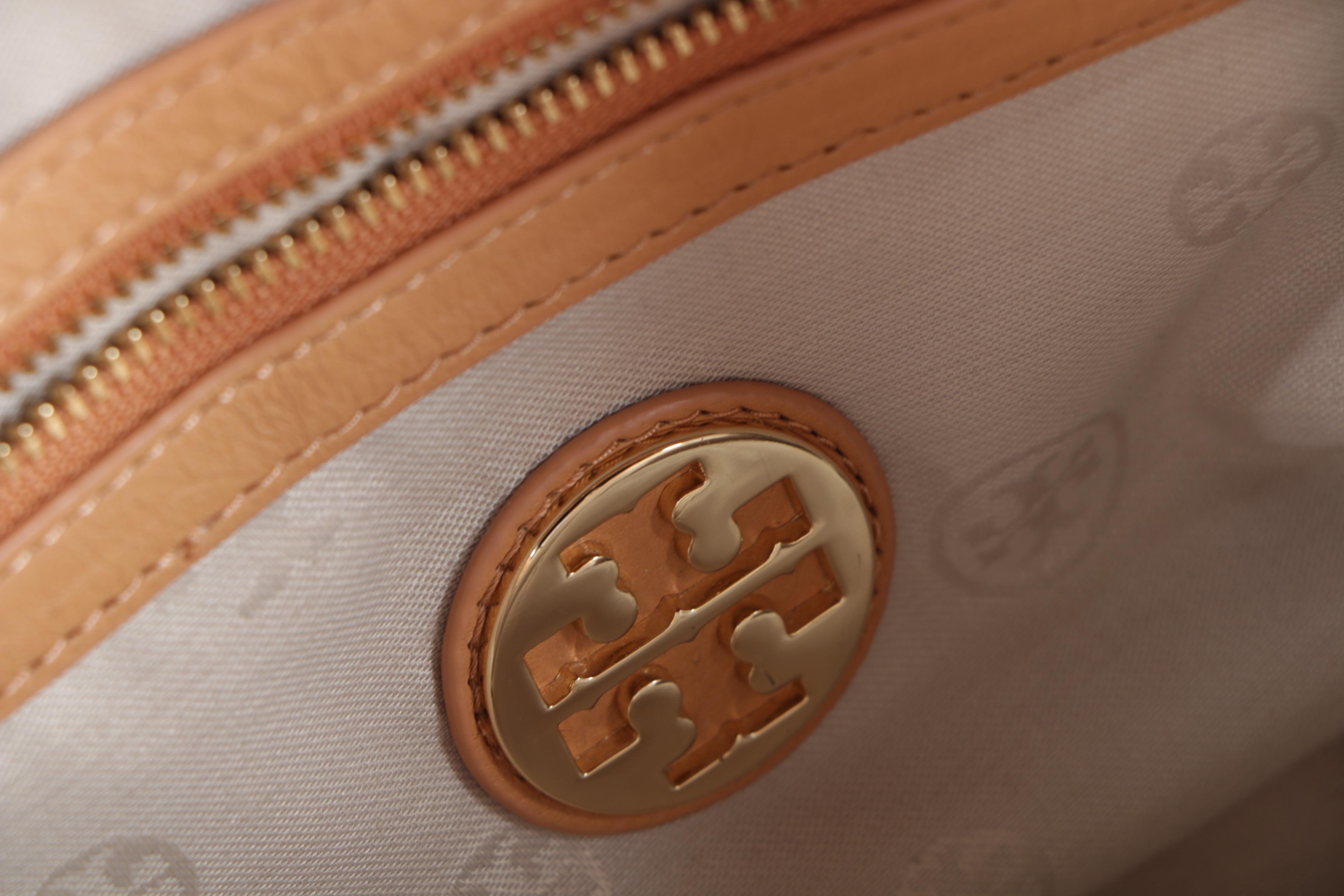 Tory Burch Camel-Colored Leather Convertible Satchel