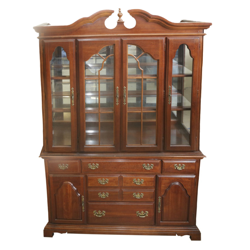 Queen Anne Style China Cabinet by American Drew