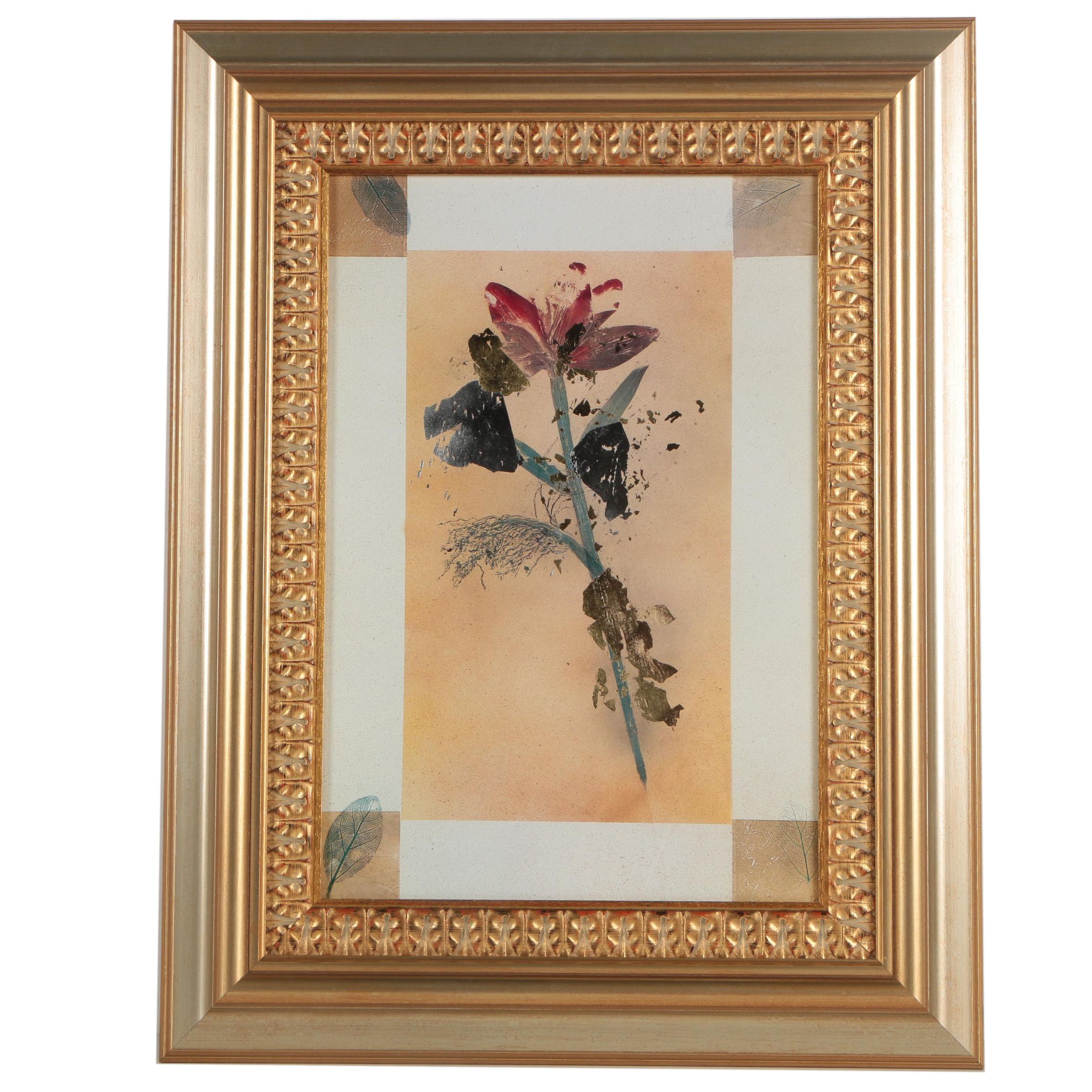 Offset Lithograph with Gold and Silver Metal Foil