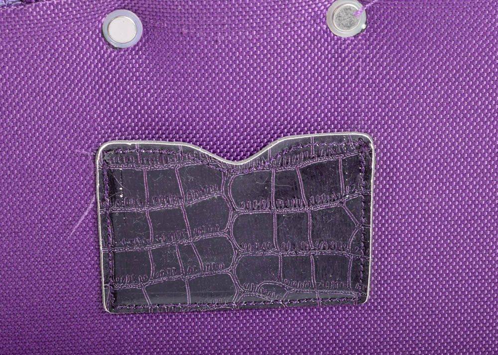 Ellen Tracy Purple Rolling Carry-on Bag