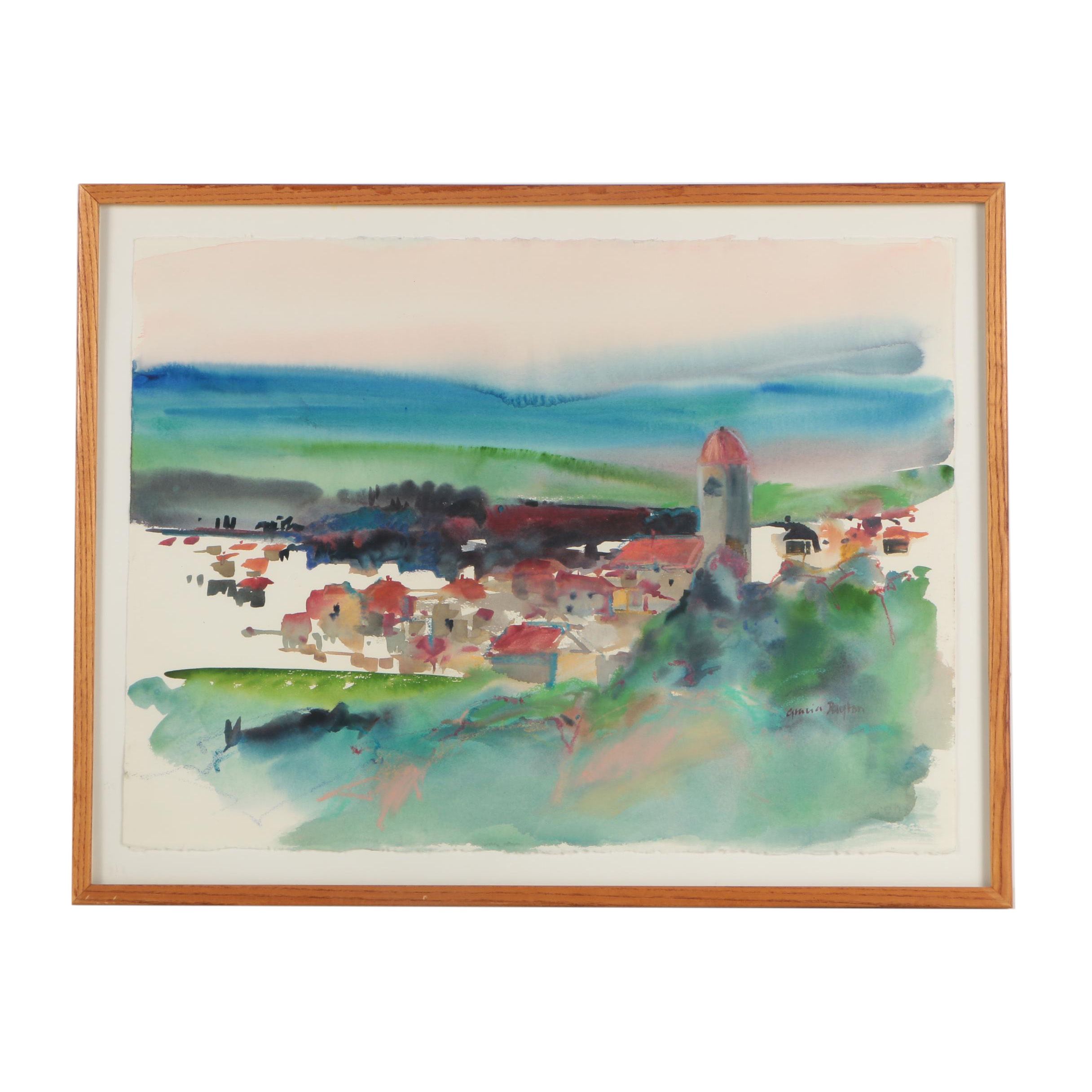 Gracia Dayton Mixed Media Painting "Provence"