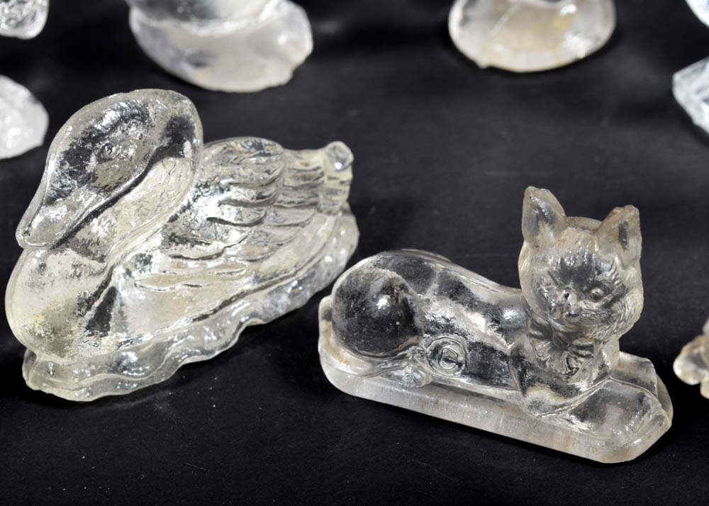 Vintage Miniature Glass Animal Figurines
