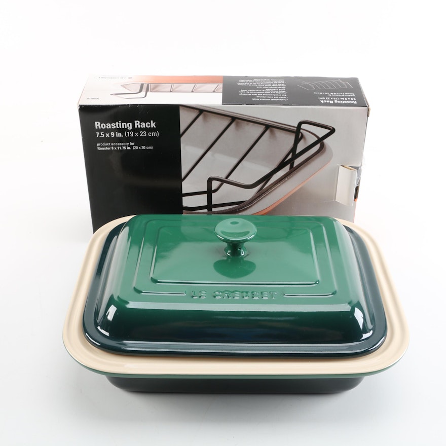 Le Creuset Roasting Rack and Baking Dish