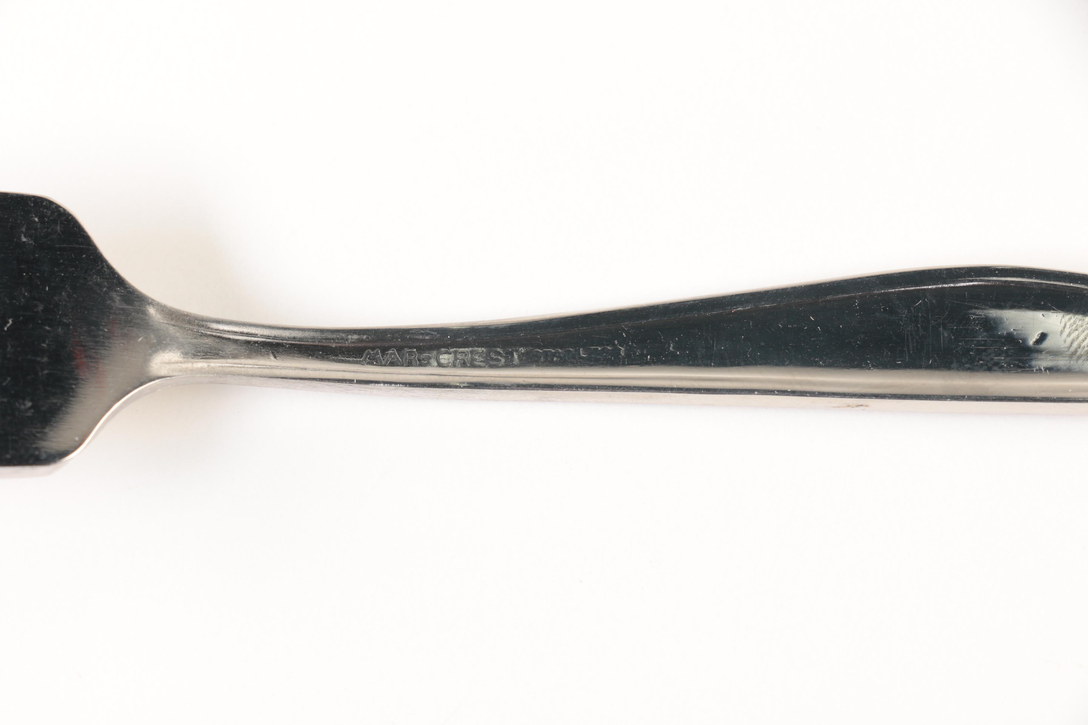 Vintage Wallace "Falling Leaf" Stainless Steel Flatware Set