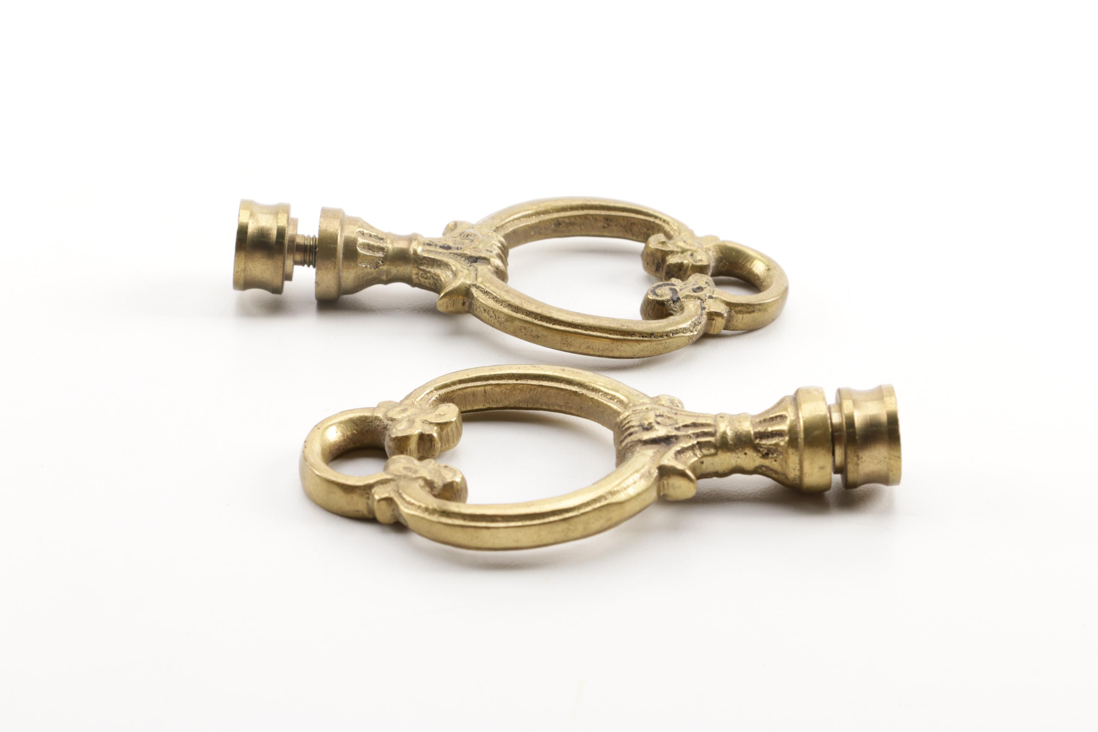 Chinese Cork Carving and Brass Pulls