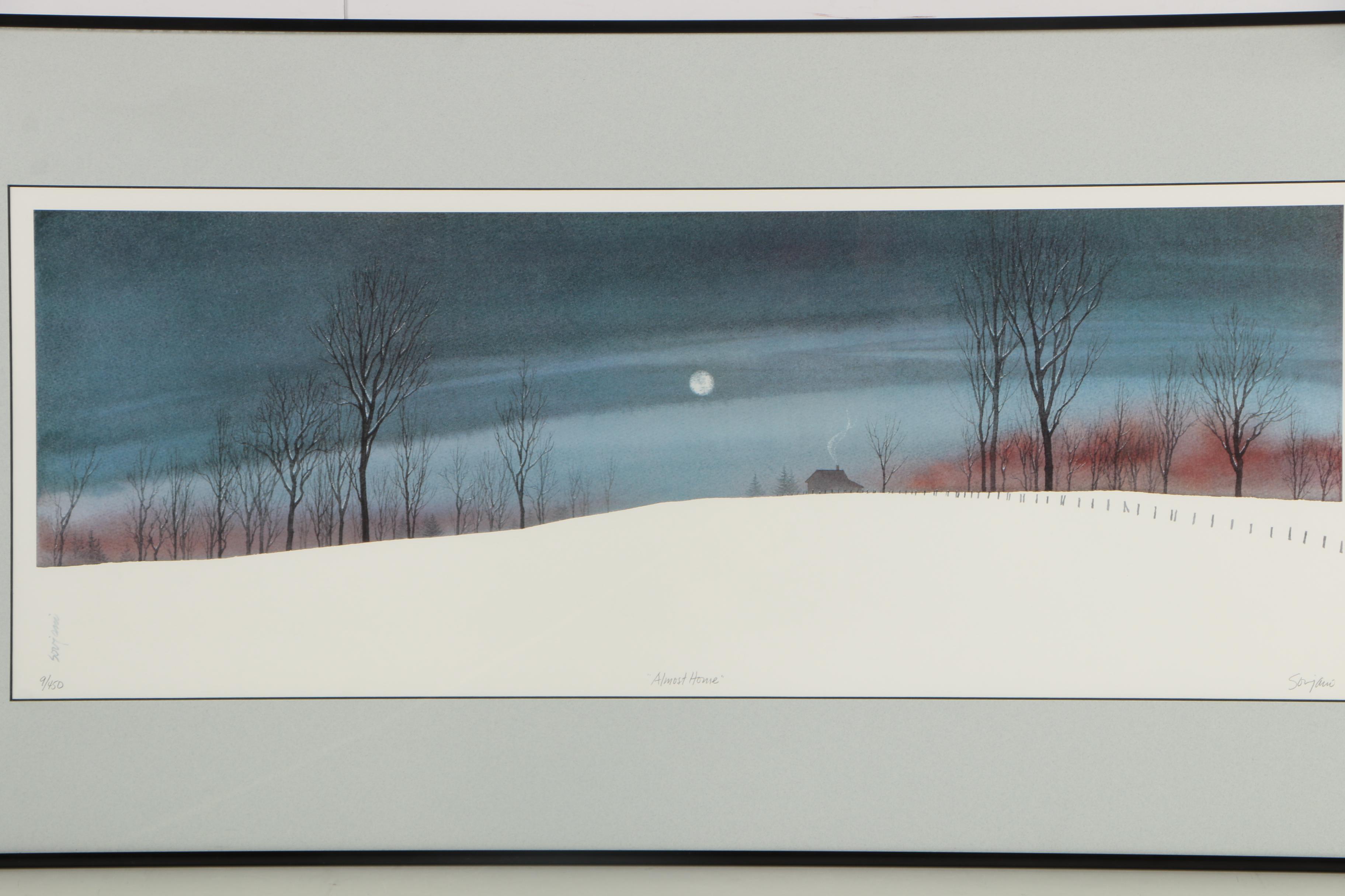 John Sovjani Limited Edition Offset Lithograph "Almost Home"