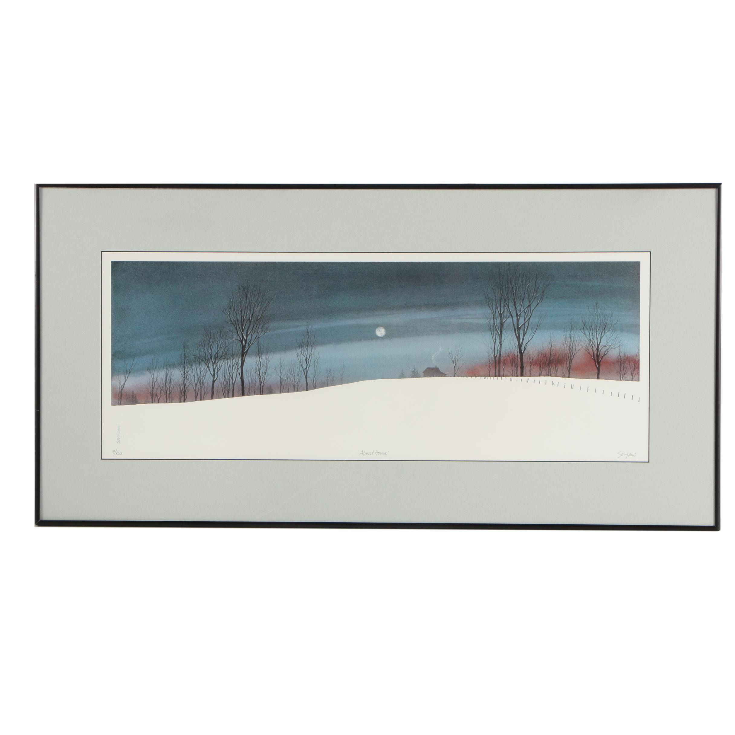 John Sovjani Limited Edition Offset Lithograph "Almost Home"