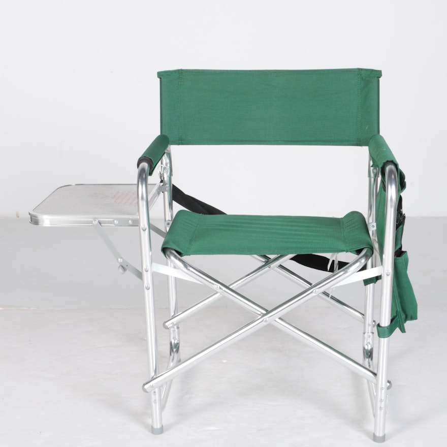 Green Aluminum Folding Camping Chair by Picnic Time