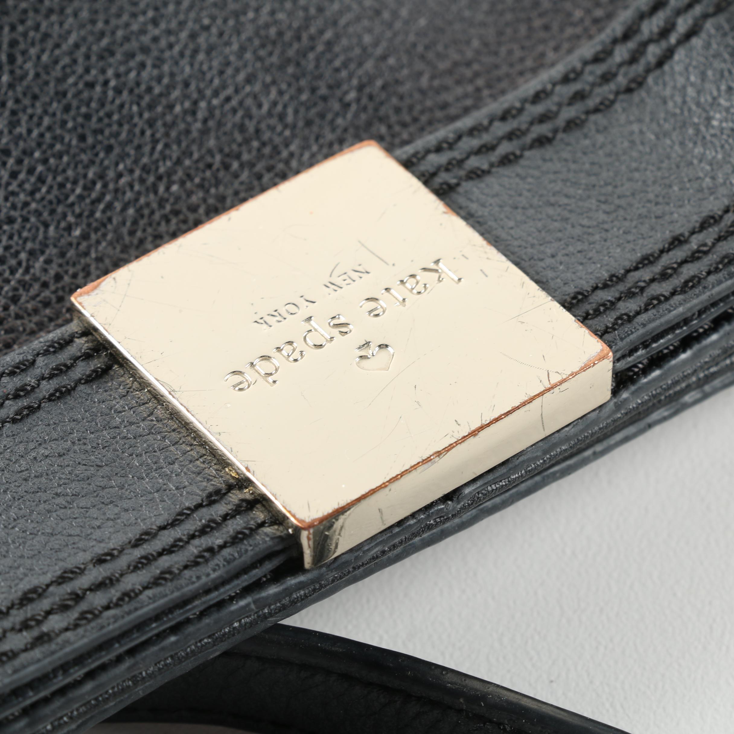 Kate Spade New York Black Leather Handbag