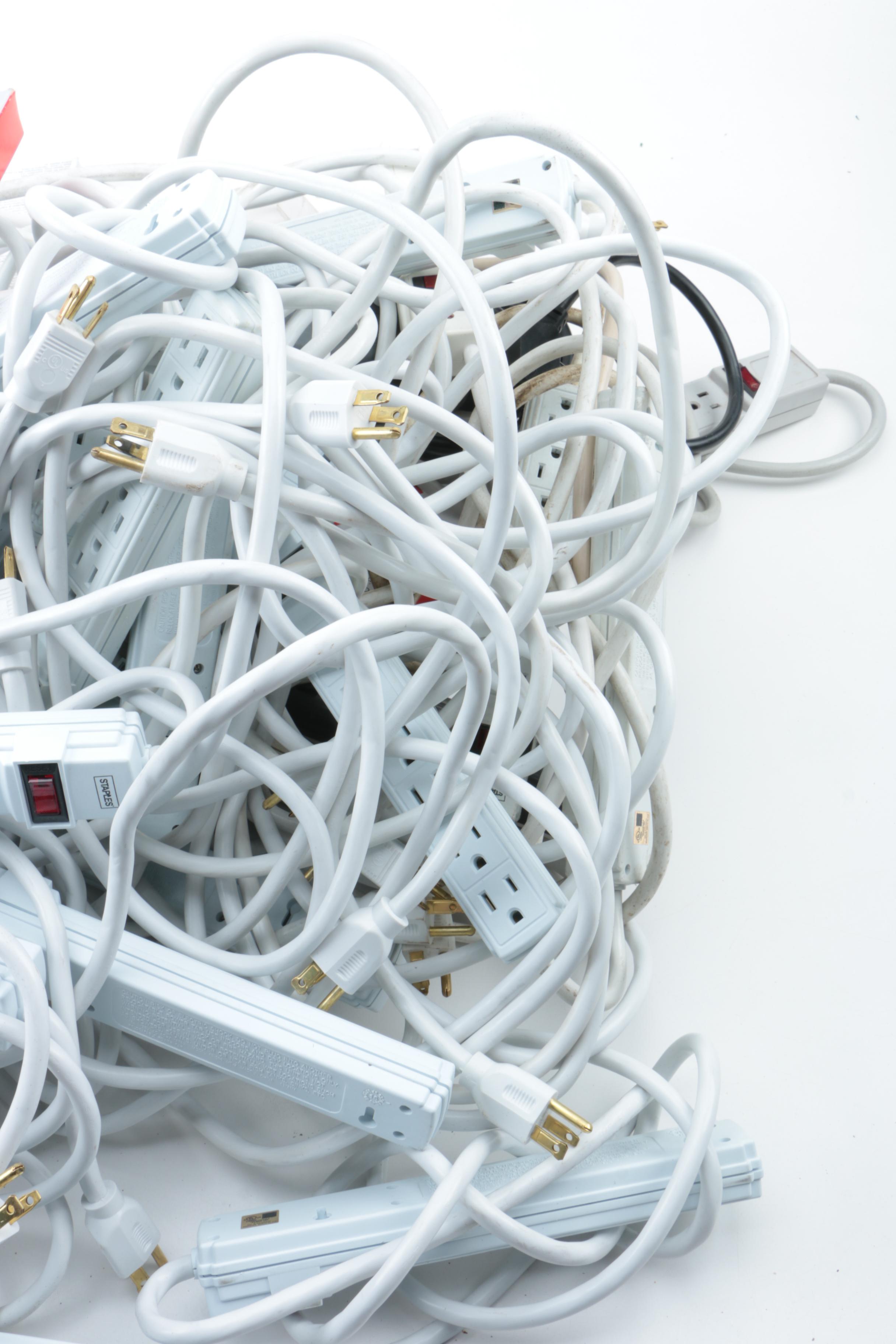 Collection of Staples Six Foot Power Strips