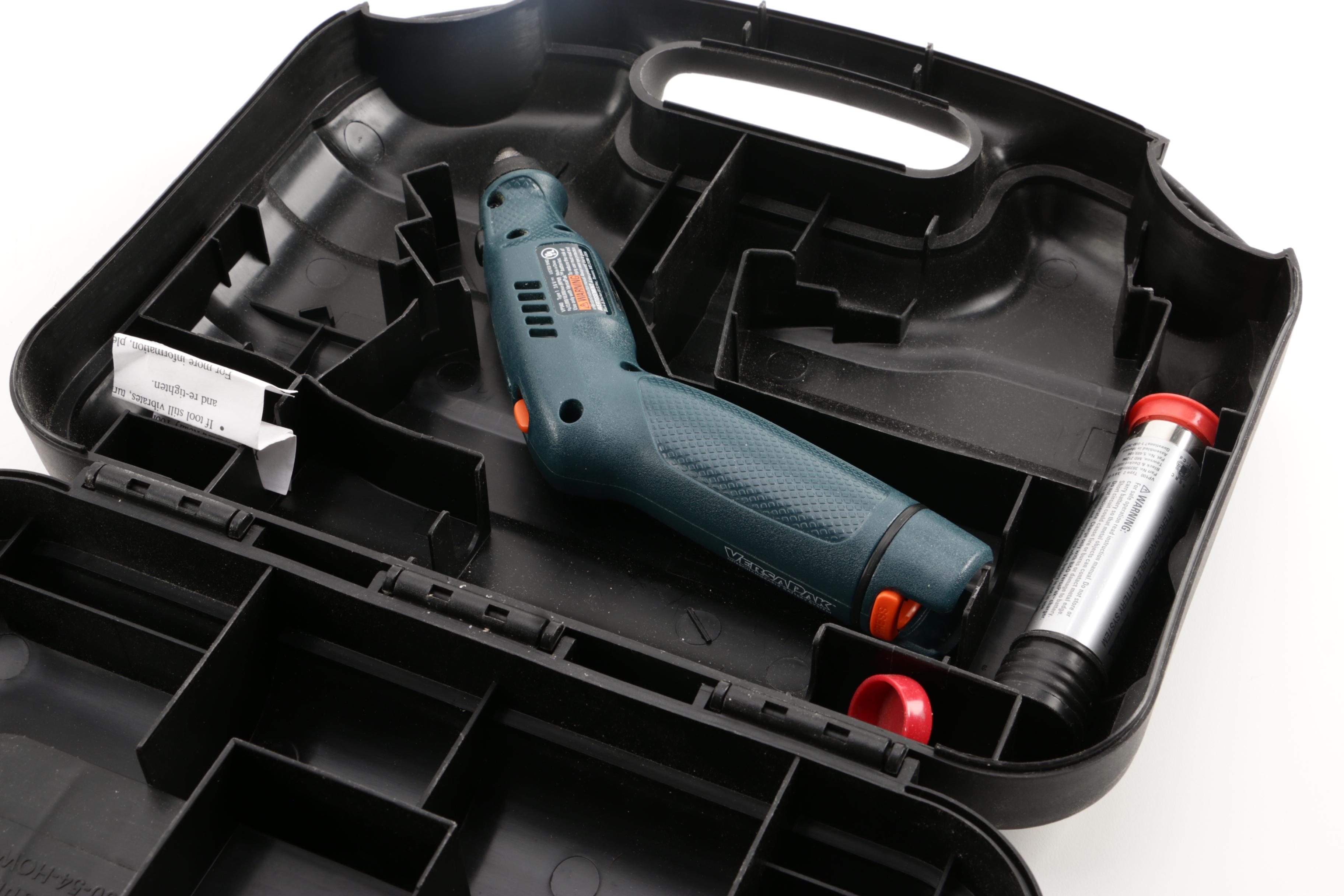 Black & Decker Wizard Rotary Tool, Versapak Battery Charger and Other Tools