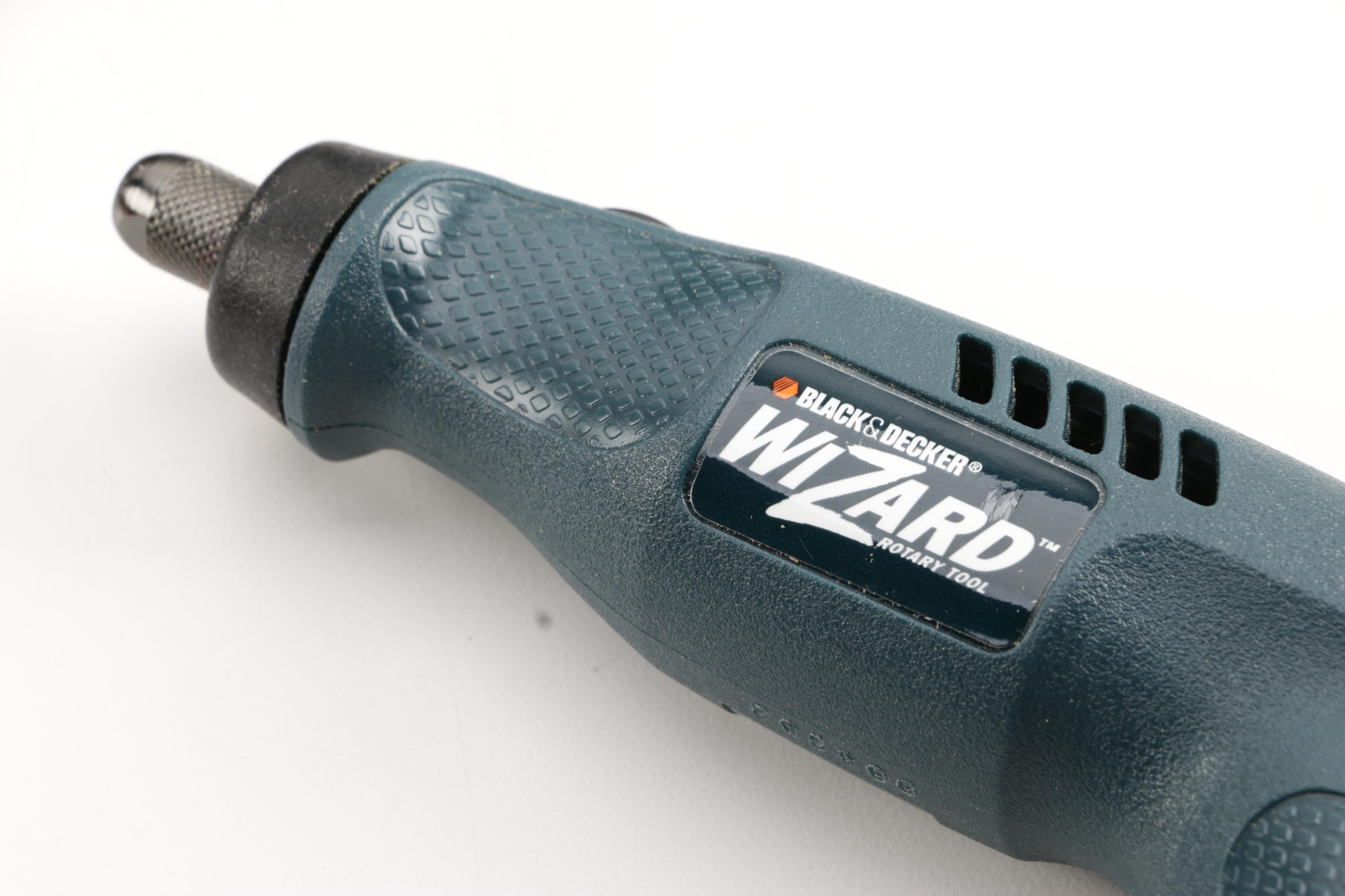 Black & Decker Wizard Rotary Tool, Versapak Battery Charger and Other Tools