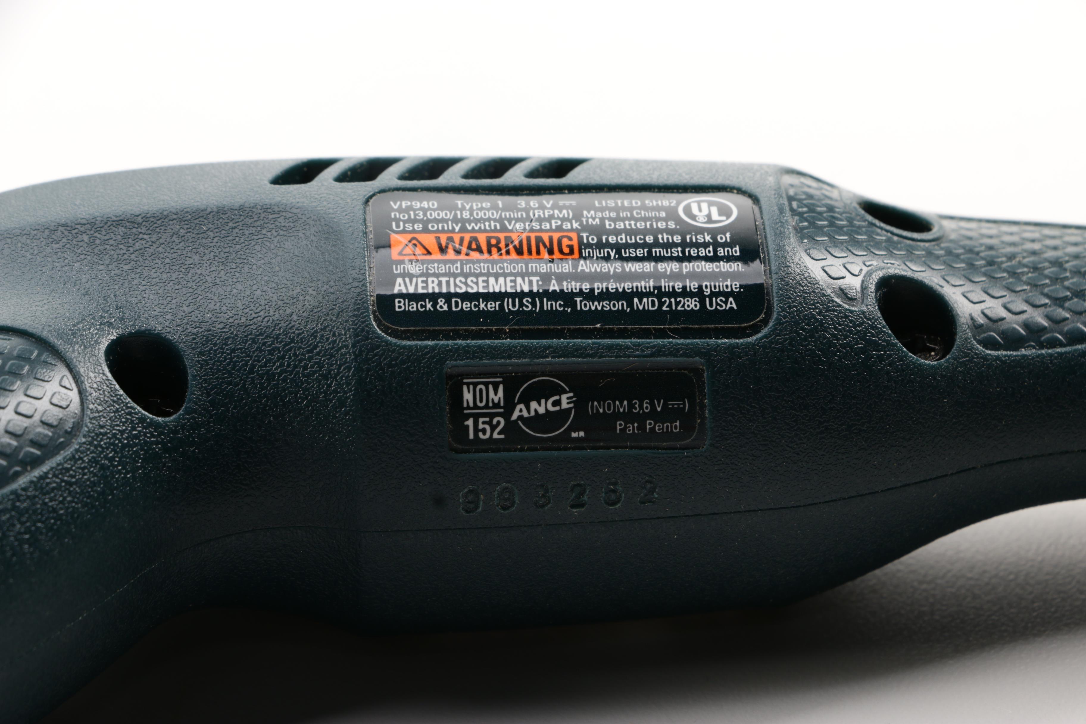 Black & Decker Wizard Rotary Tool, Versapak Battery Charger and Other Tools