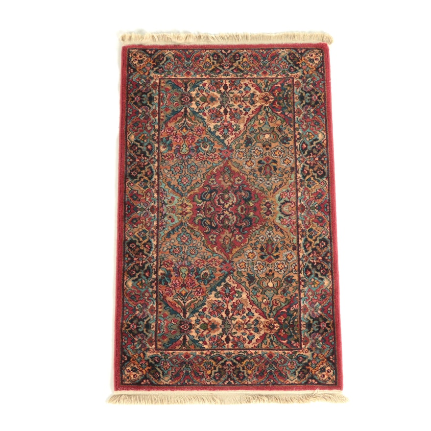 Power-Loomed Karastan "Kirman" Wool Accent Rug