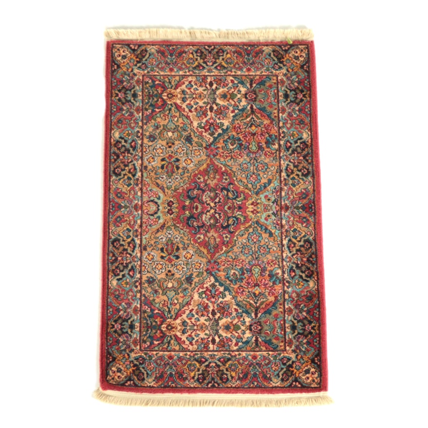 Power-Loomed Karastan "Kirman" Wool Accent Rug