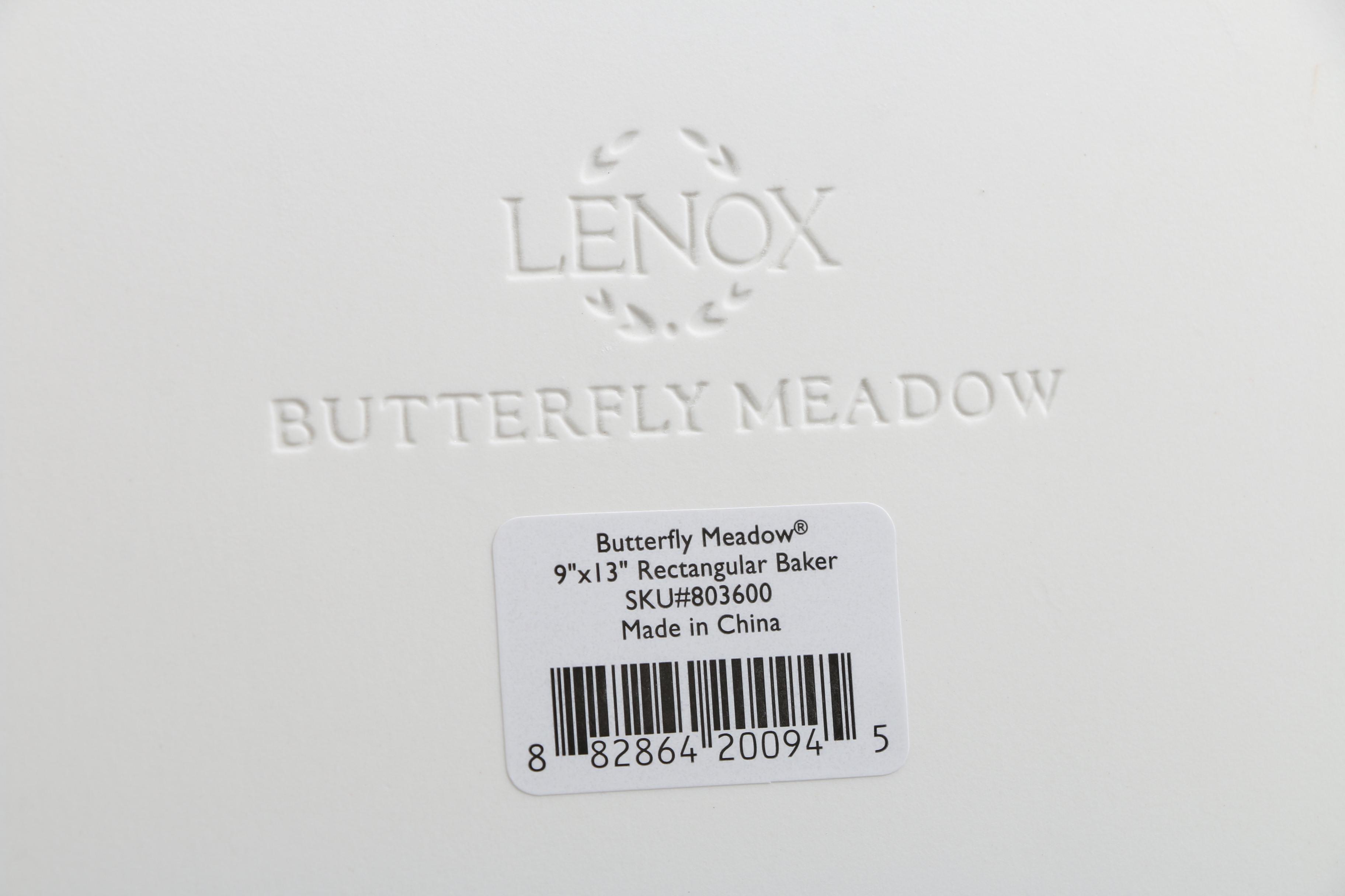 Lenox "Butterfly Meadow" Rectangular Baker