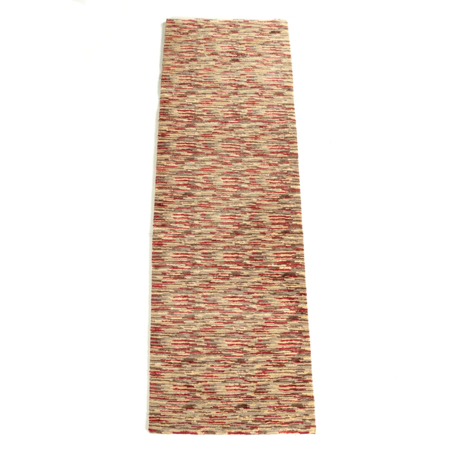 Hand-Knotted Rug Guy Galleriez Contemporary Wool Carpet Runner