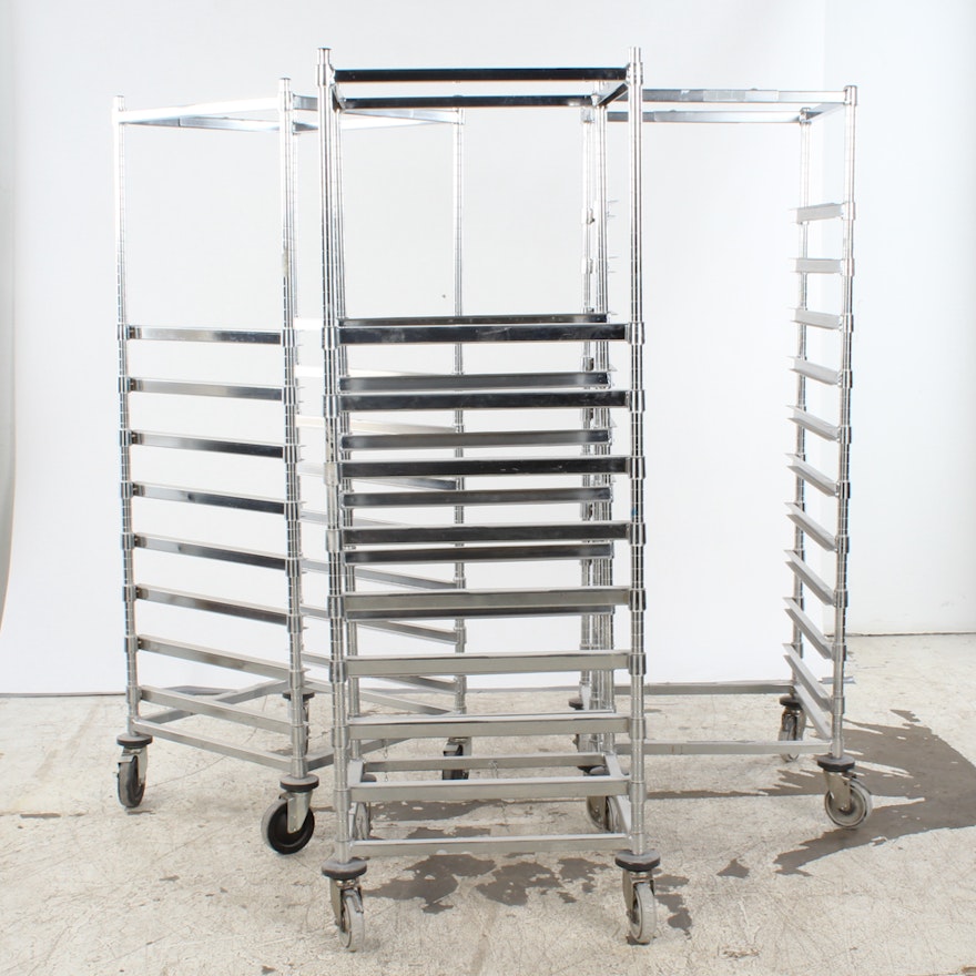 Commercial Metal Shelving for Pans or Trays