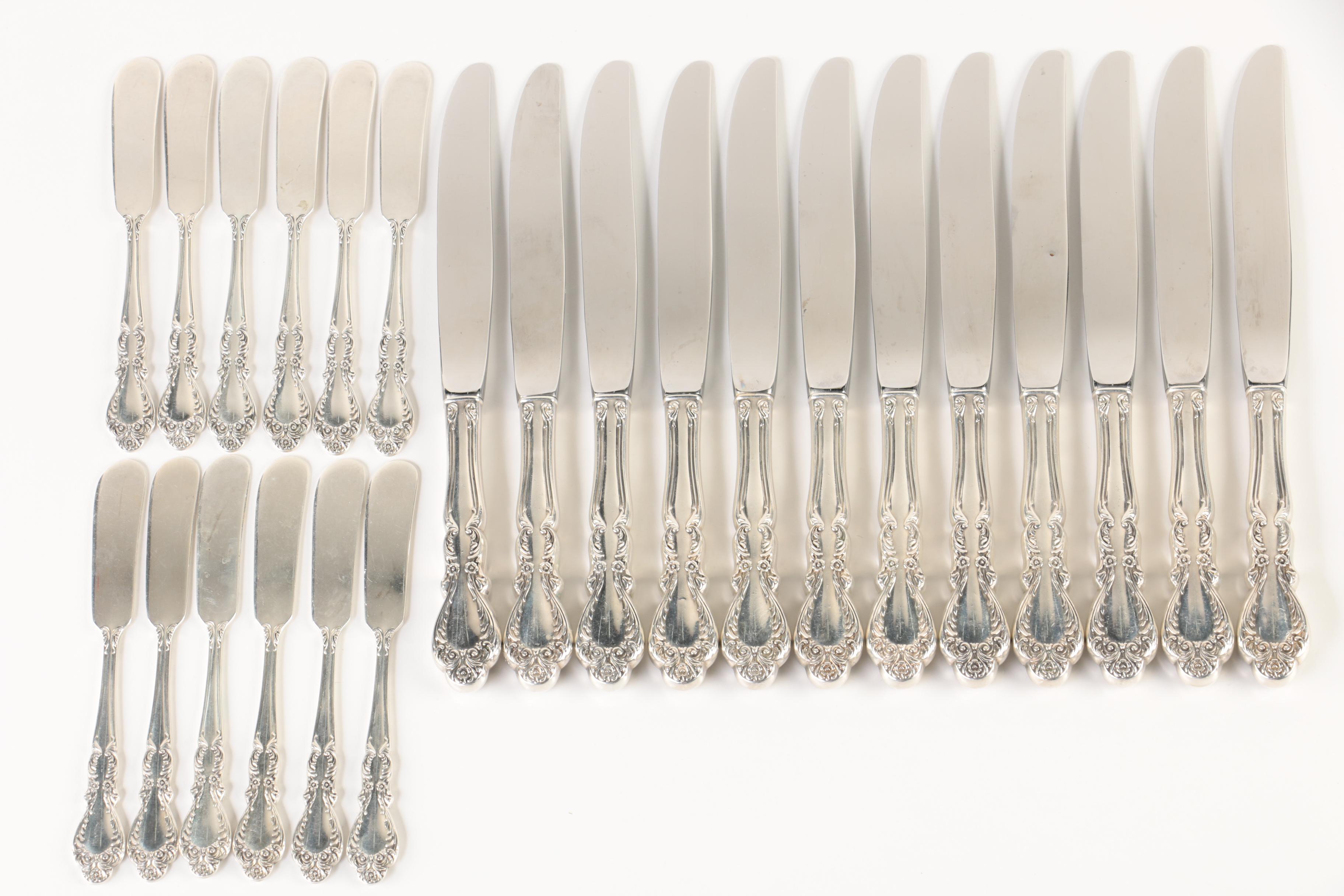 Rogers "Old Charleston" Sterling Silver Flatware Set with Chest