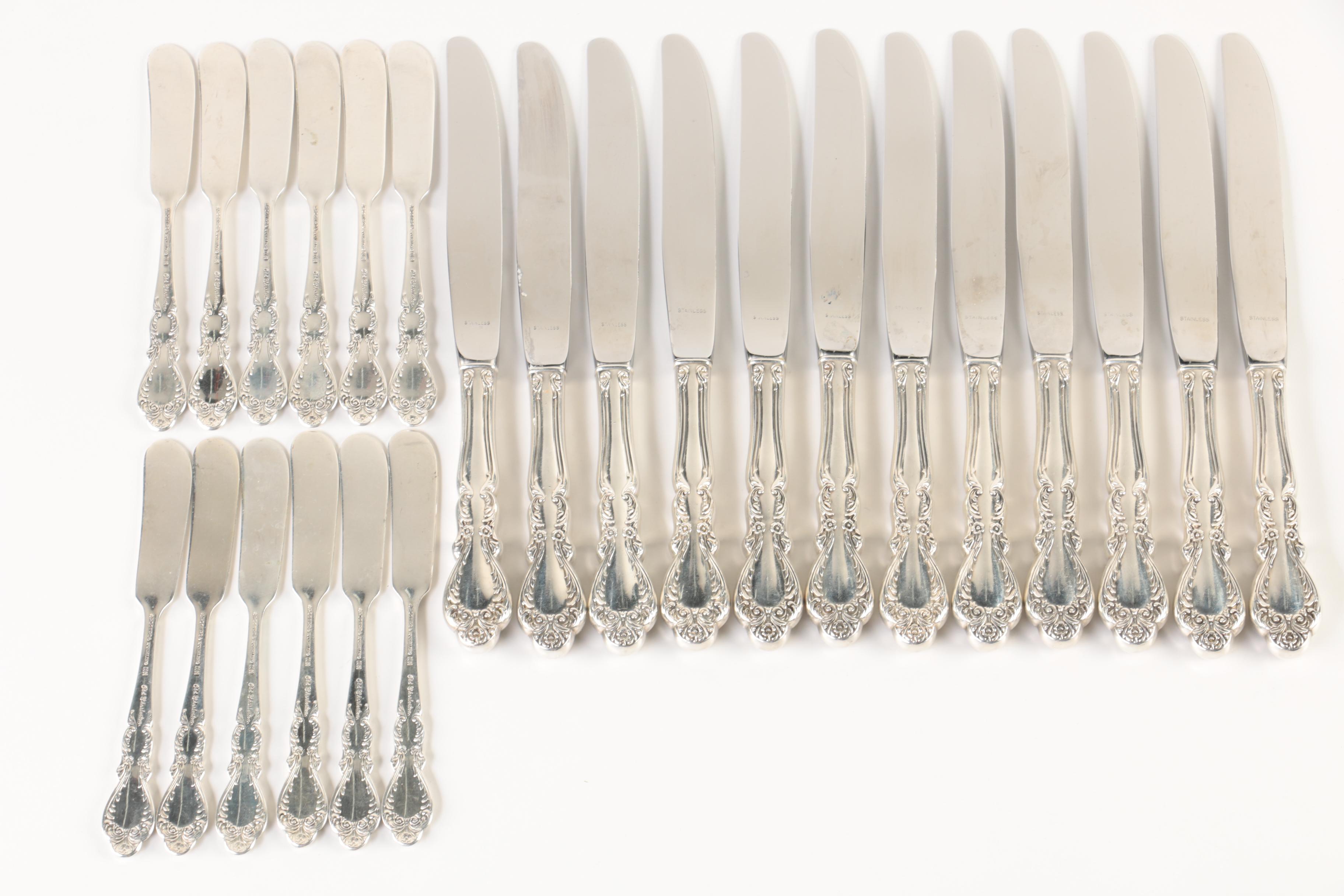 Rogers "Old Charleston" Sterling Silver Flatware Set with Chest