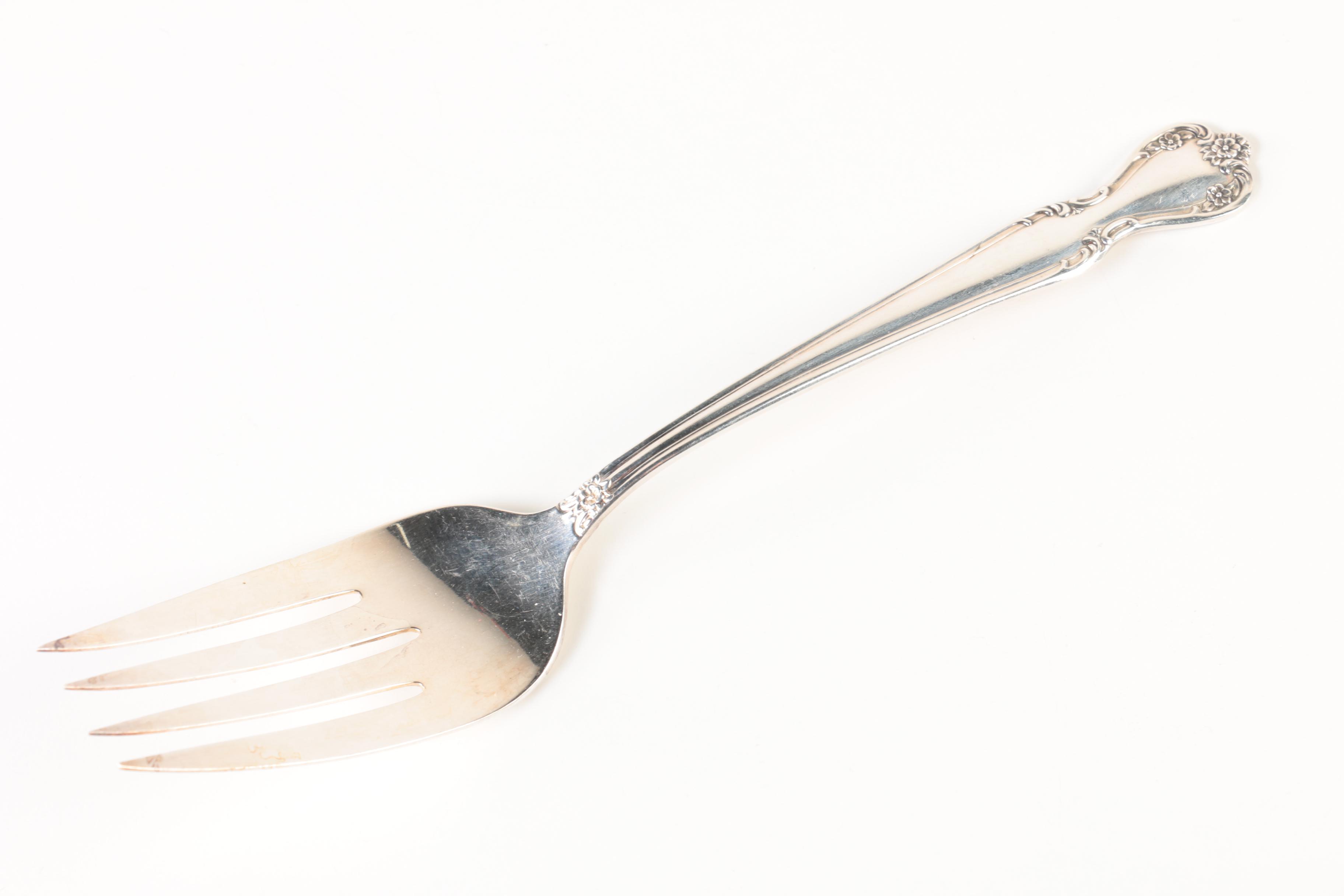Rogers "Old Charleston" Sterling Silver Flatware Set with Chest