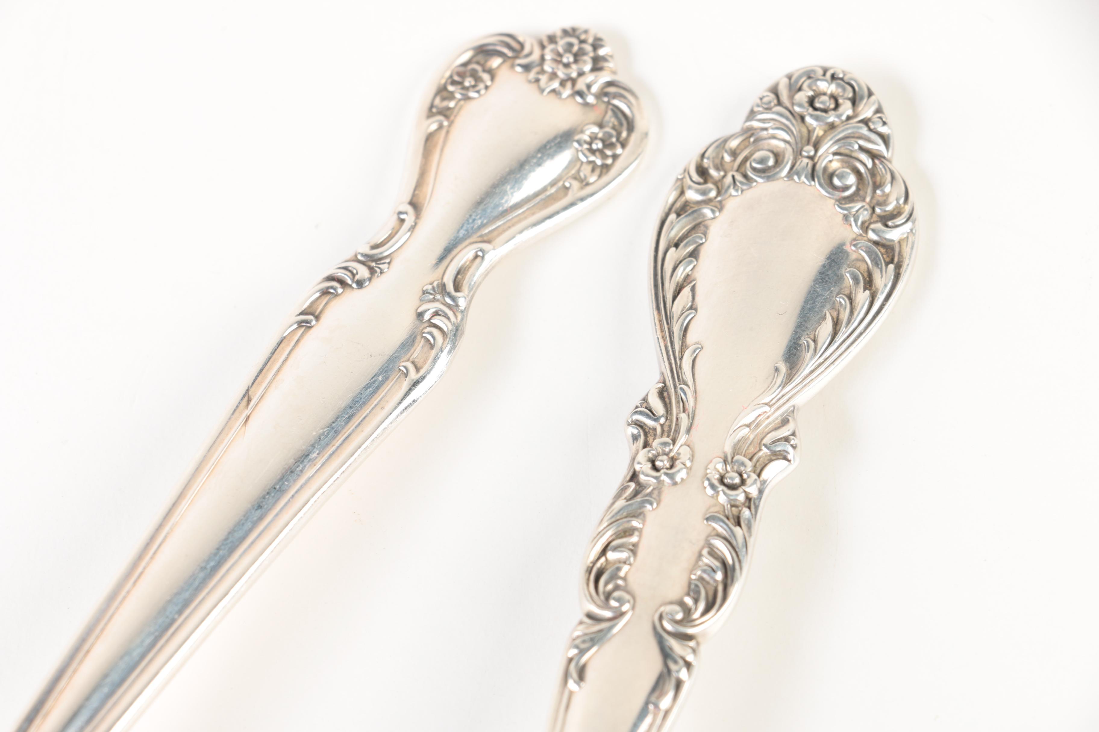 Rogers "Old Charleston" Sterling Silver Flatware Set with Chest