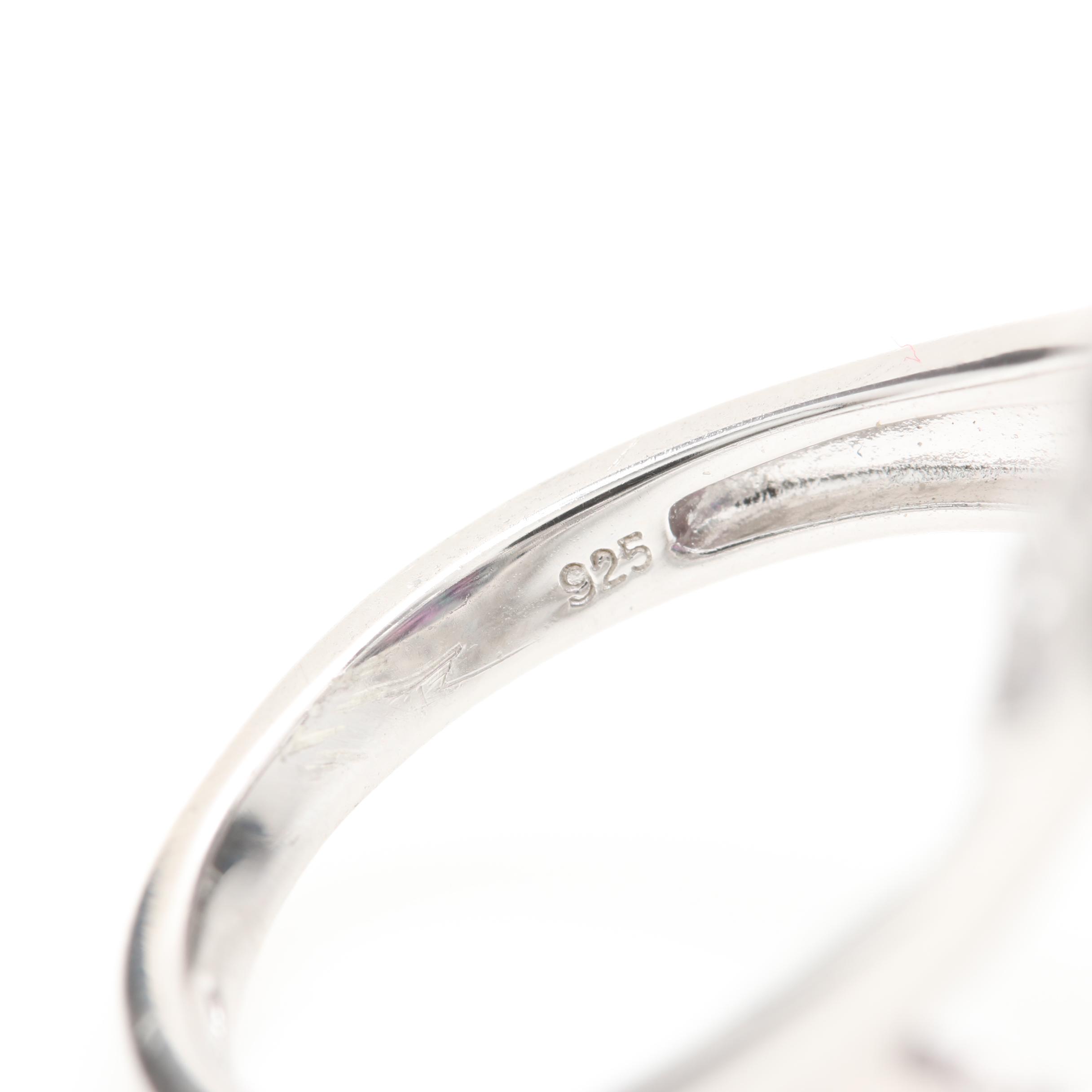 Sterling Silver Mystic Topaz and White Topaz Ring and Earrings