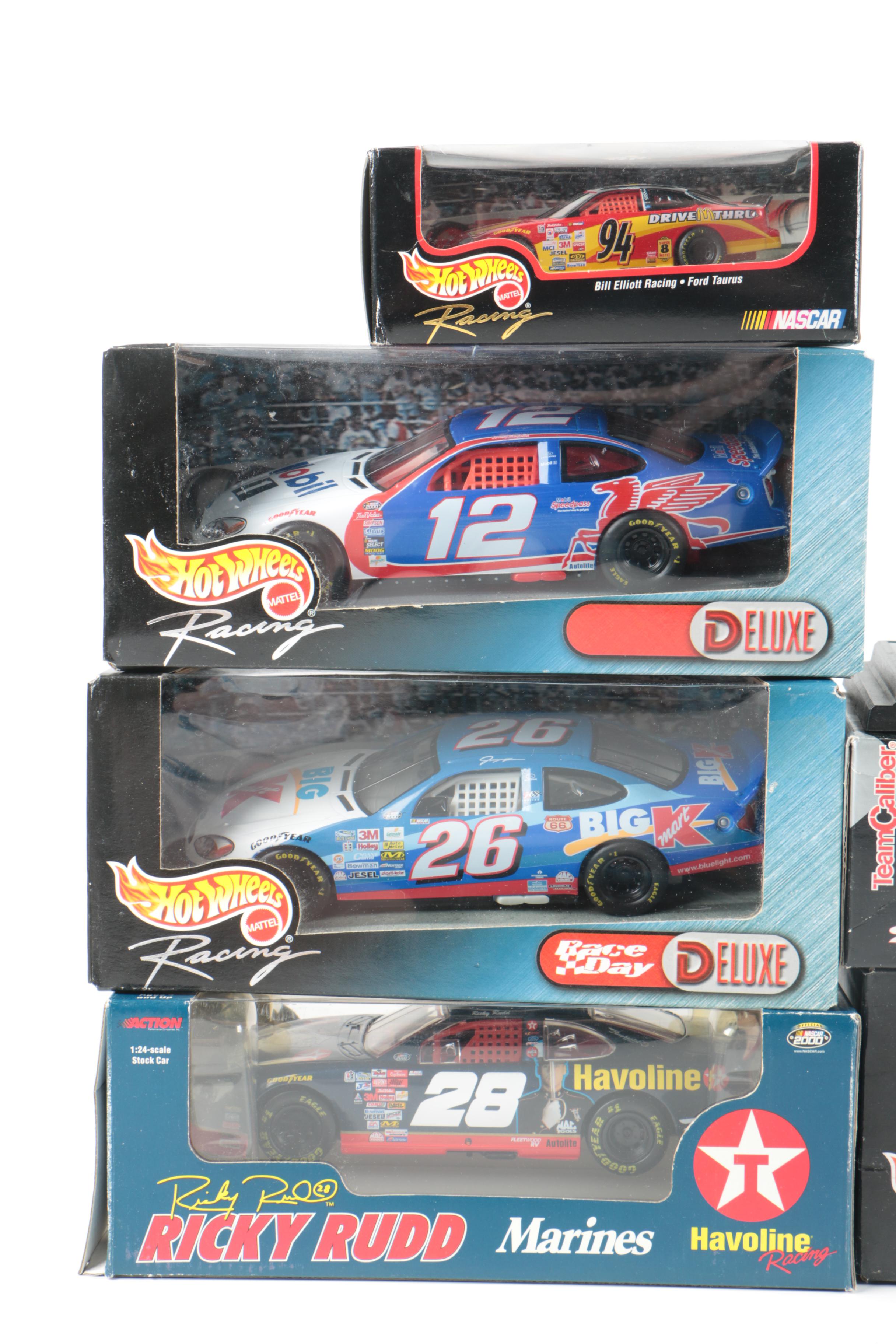 NASCAR Die-Cast Stock Cars Including Hot Wheels