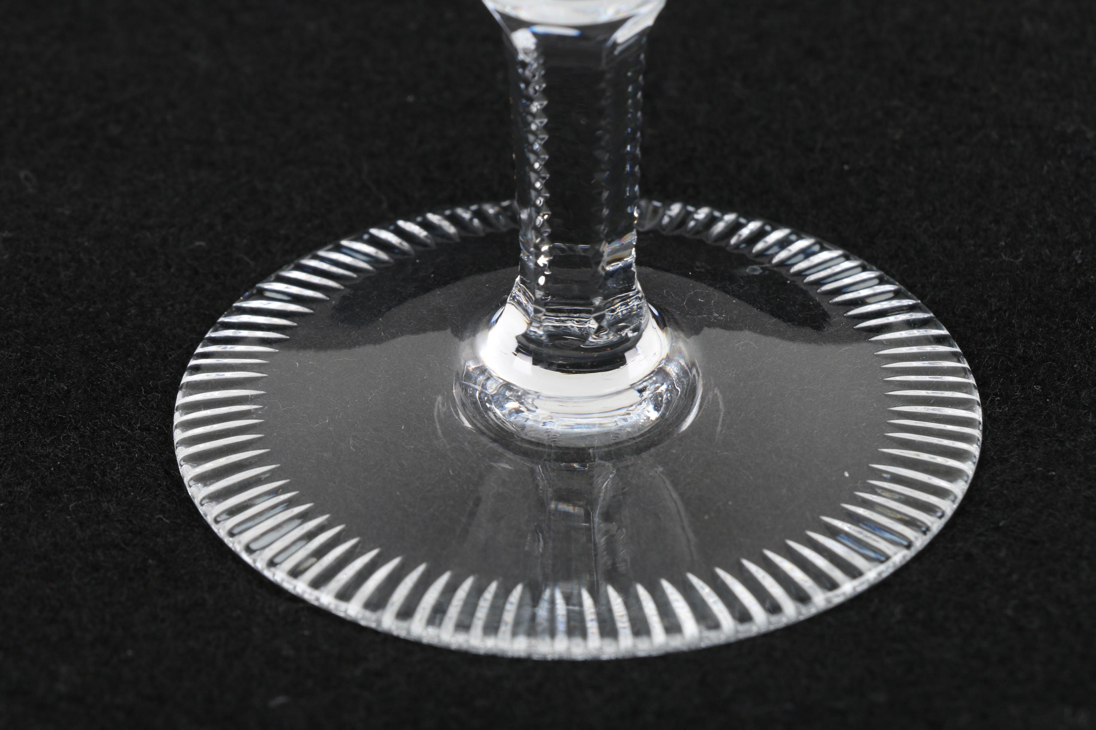 Cut Crystal Iced Tea Glasses