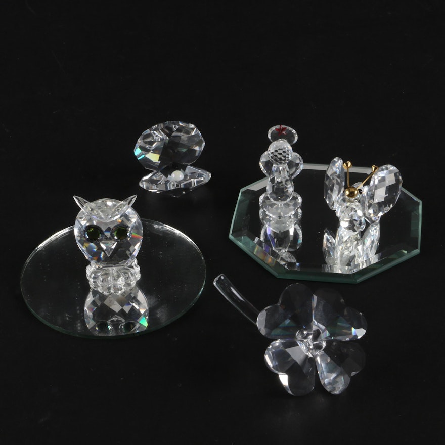 Crystal Figurines featuring Swarovski Butterfly