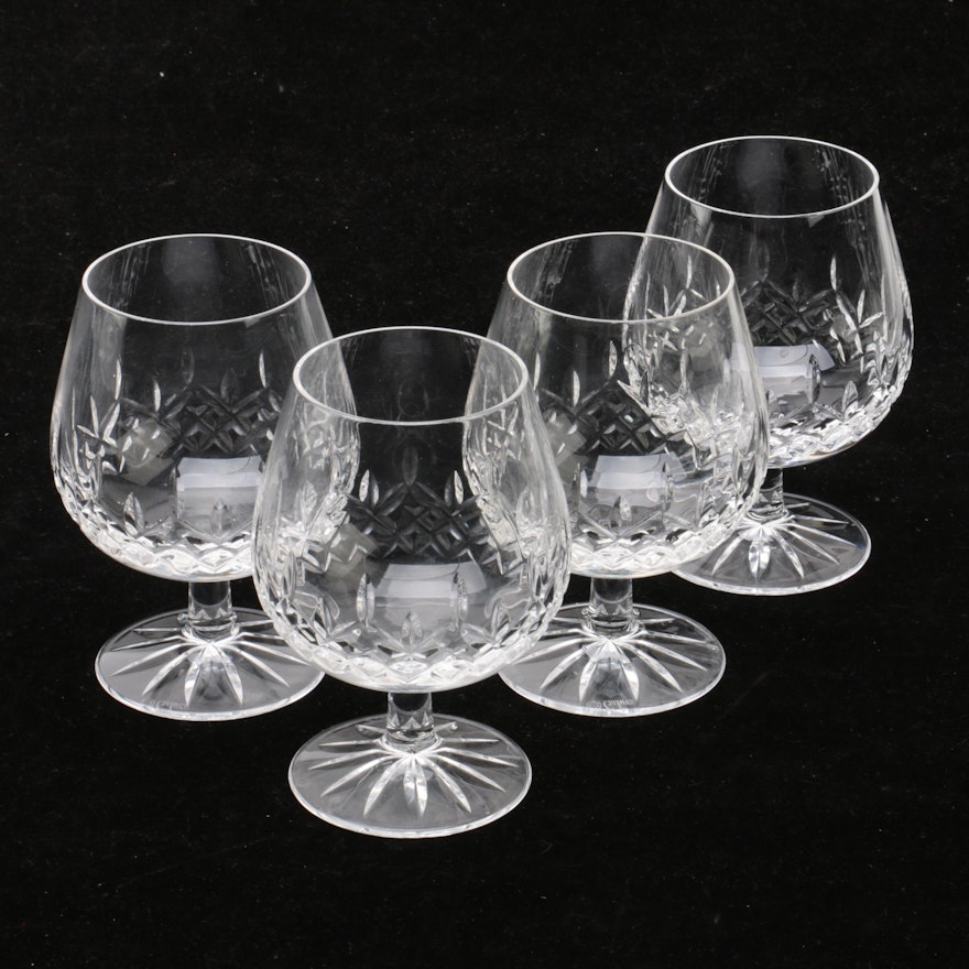 Galway Crystal "Clifden" Brandy Snifter Glasses