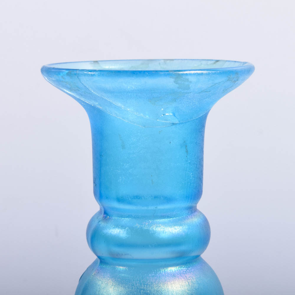 Vintage Blue Glass Decor