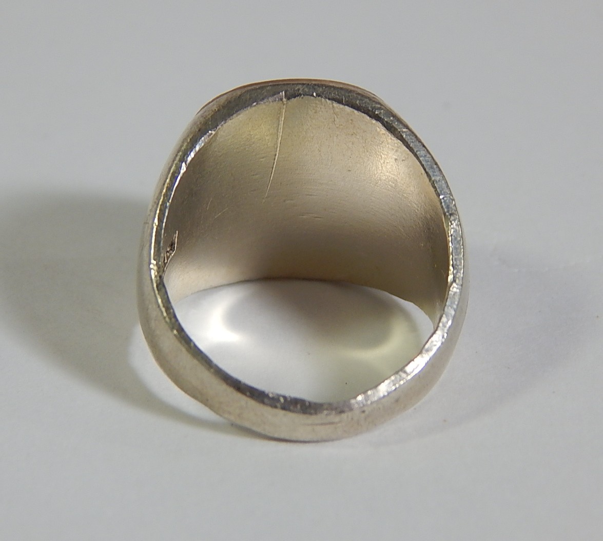 Sterling Silver Black Onyx Starburst Ring