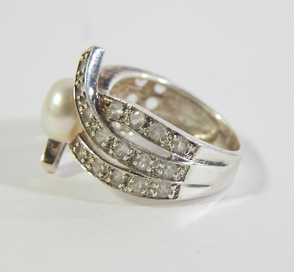 Three Sterling Silver Rings