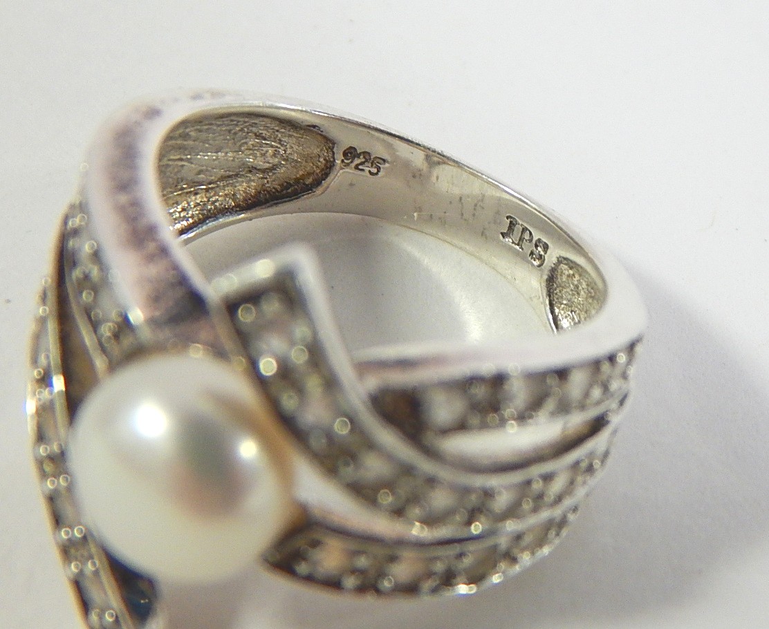 Three Sterling Silver Rings