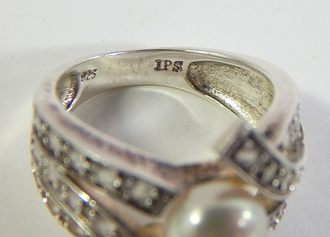 Three Sterling Silver Rings