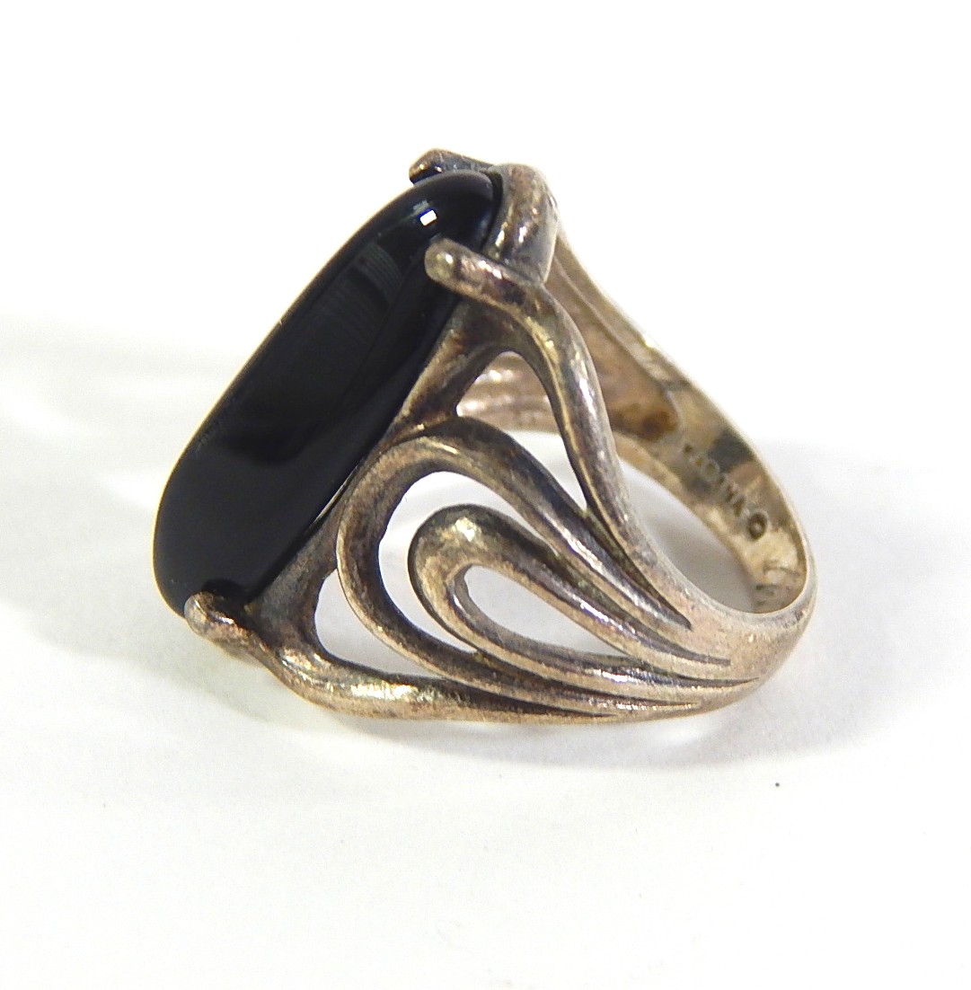 Three Sterling Silver Rings