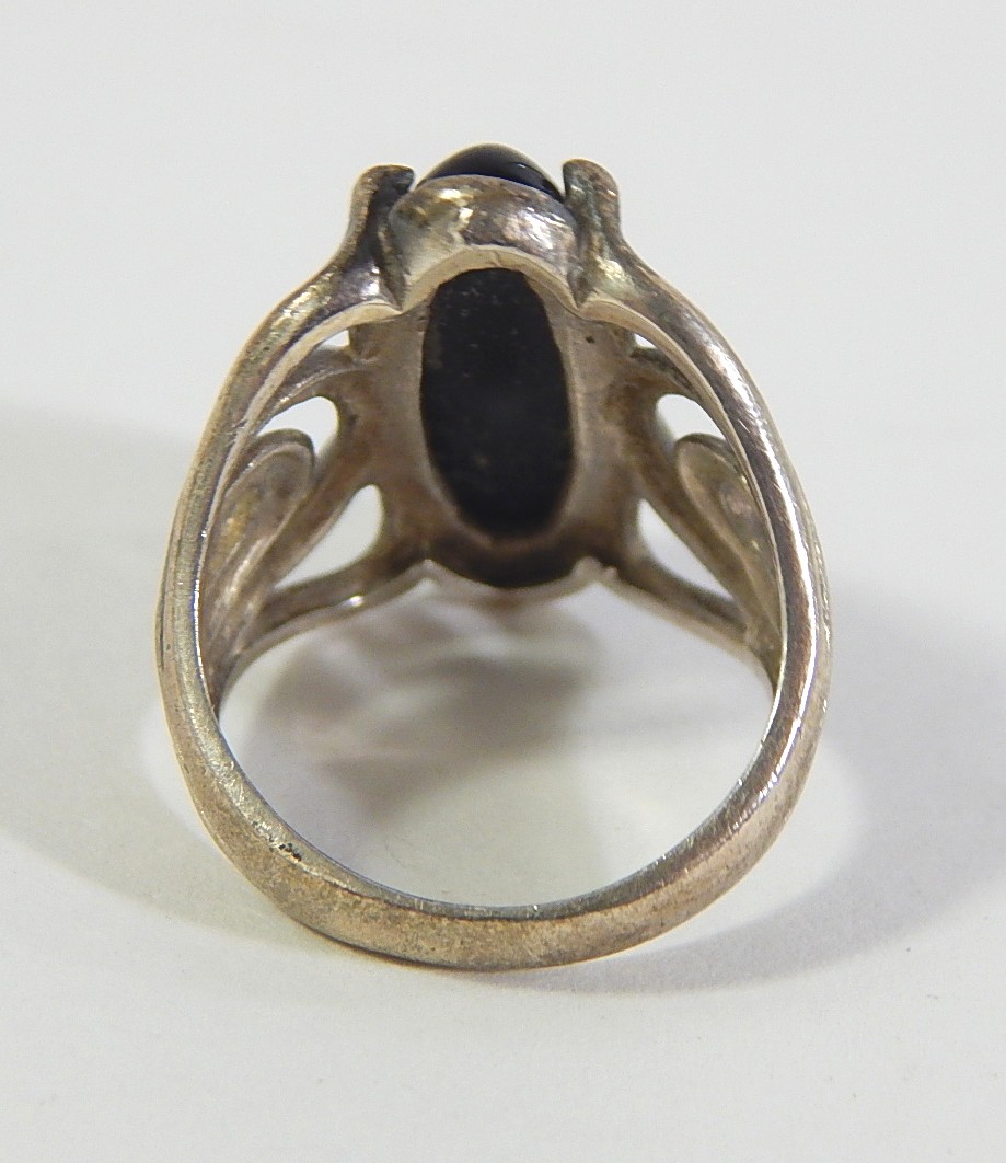 Three Sterling Silver Rings