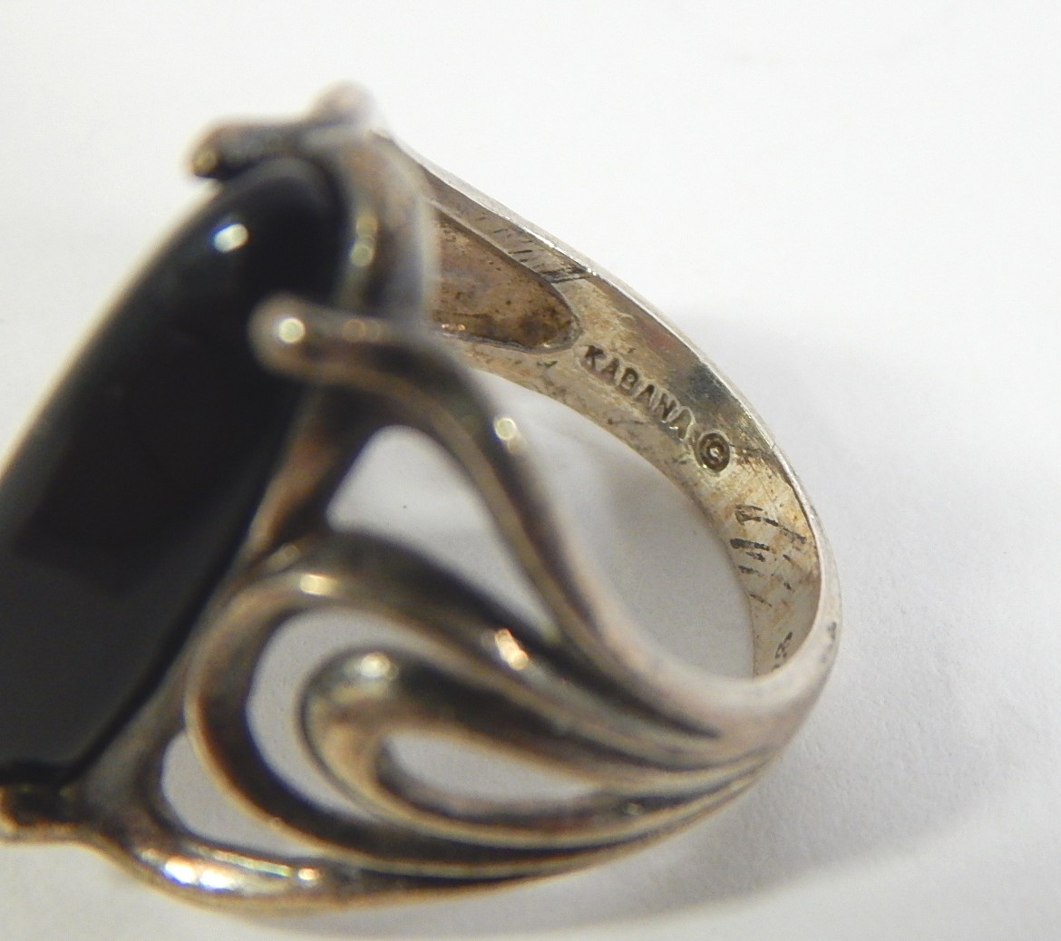 Three Sterling Silver Rings