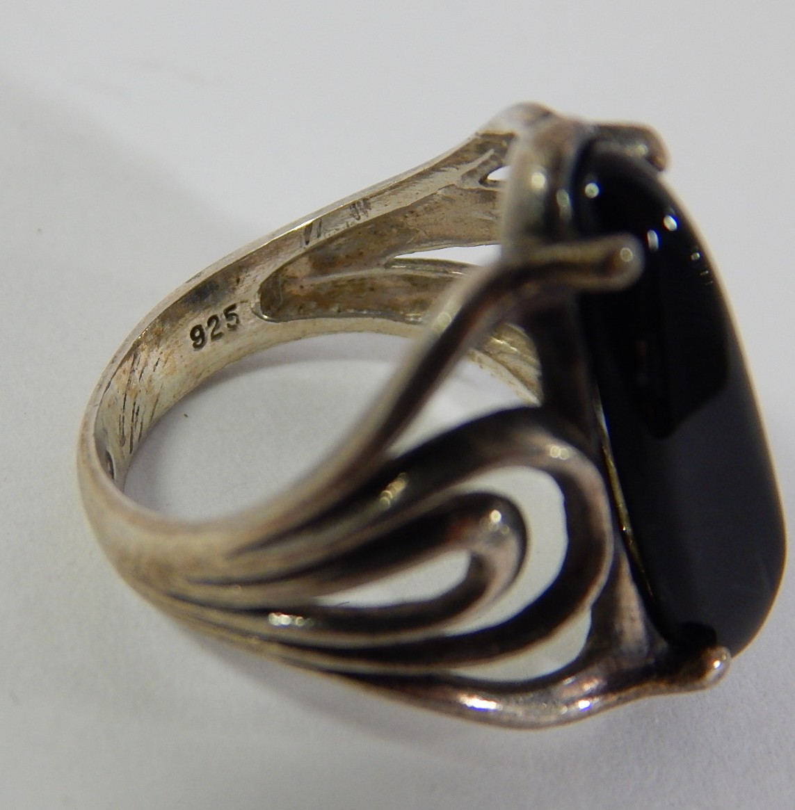 Three Sterling Silver Rings