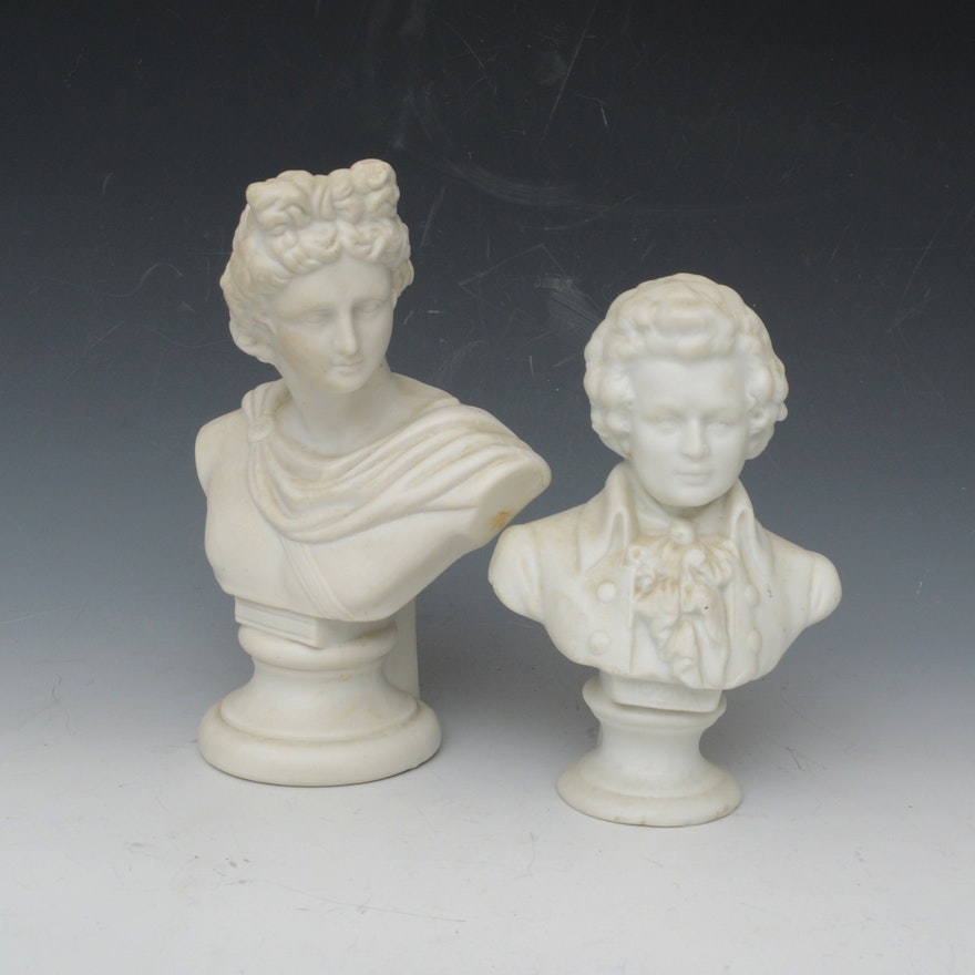 Vintage Marble Dust Busts