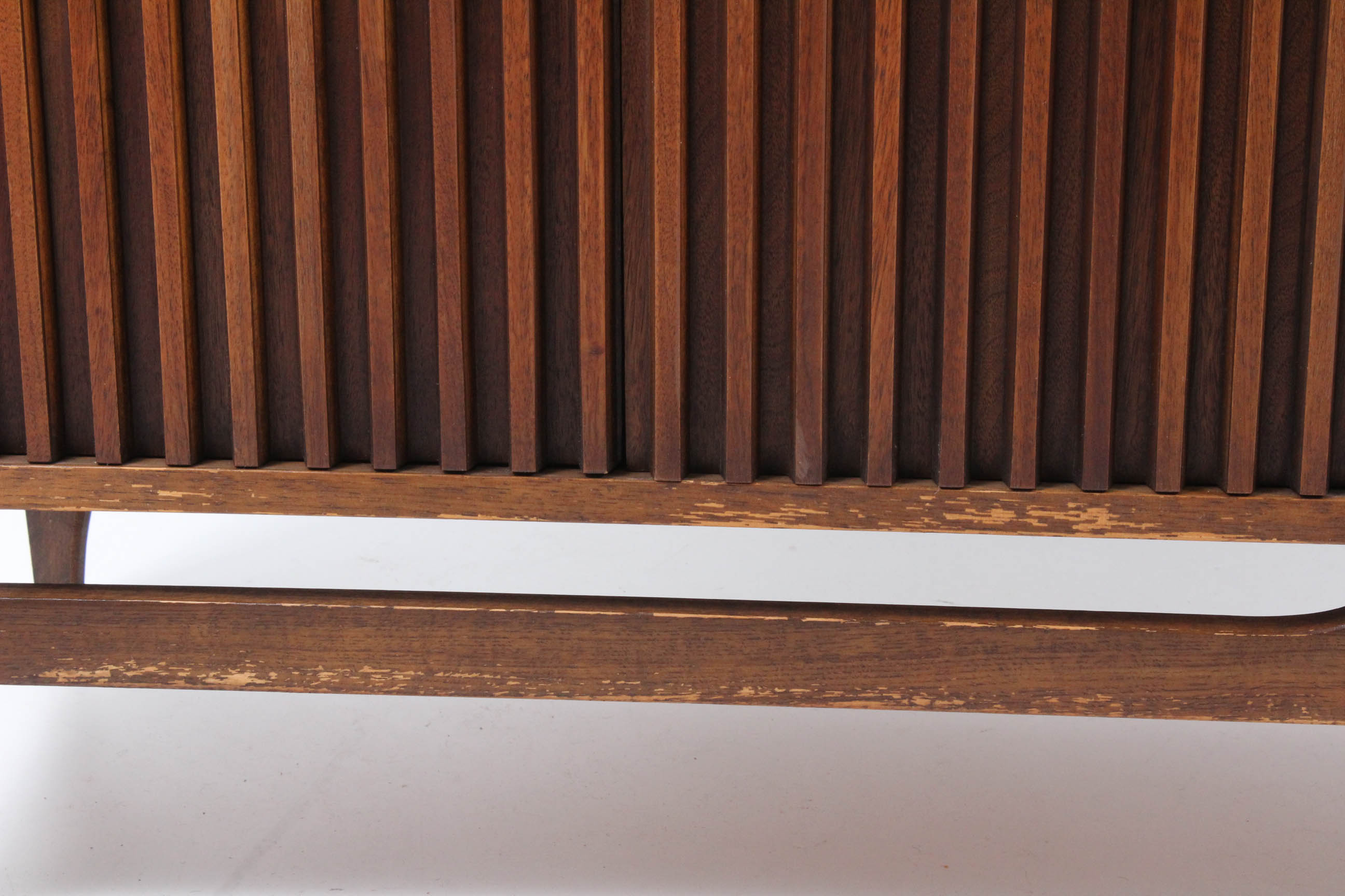 Mid Century Broyhill Brasilia Walnut Room Divider