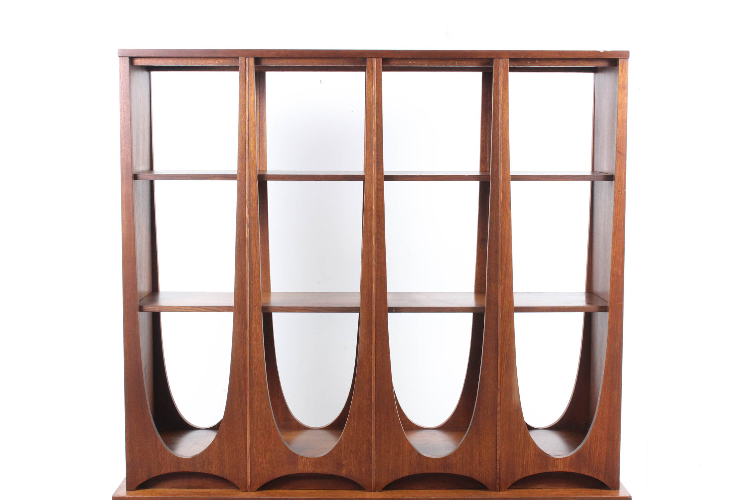 Mid Century Broyhill Brasilia Walnut Room Divider