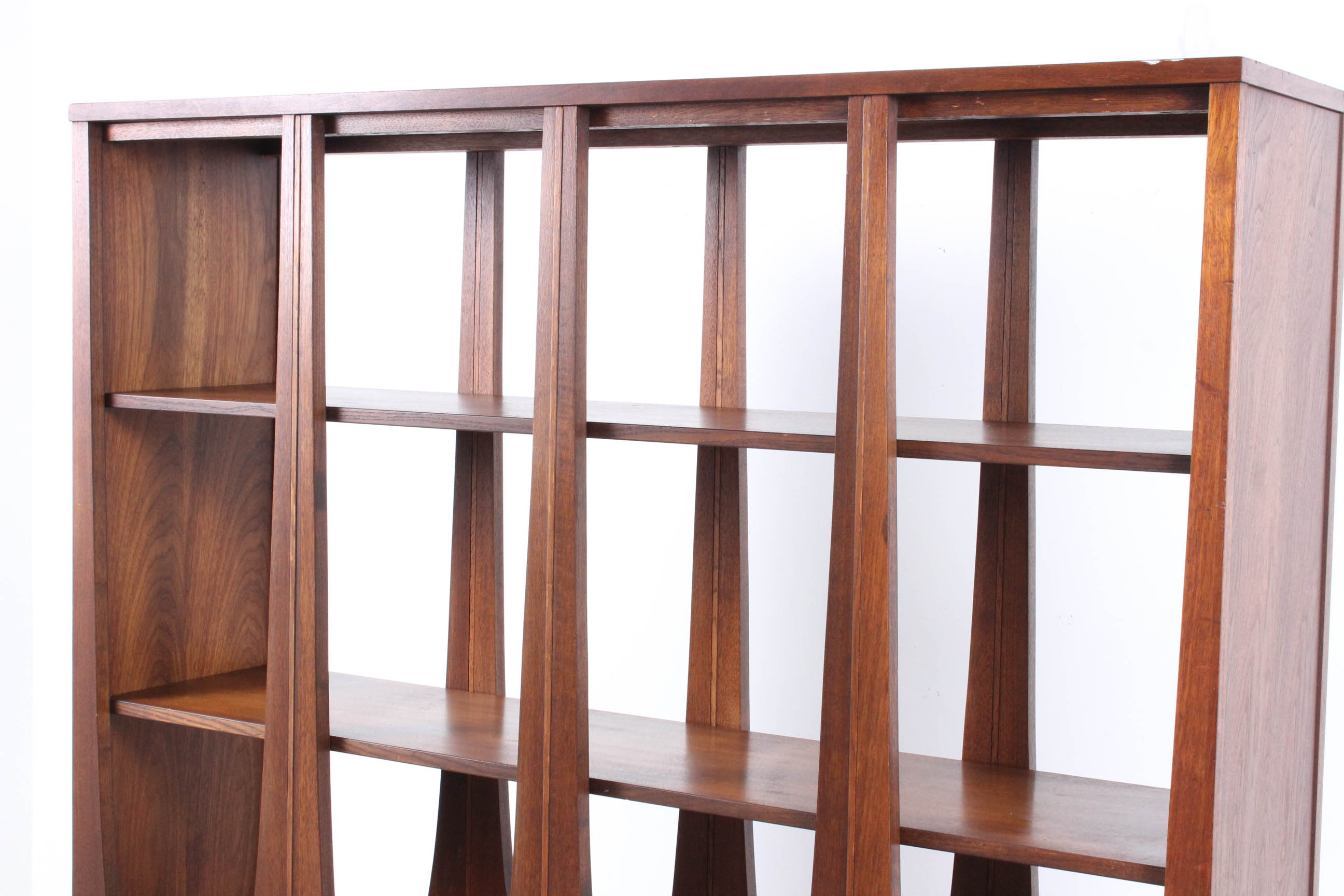 Mid Century Broyhill Brasilia Walnut Room Divider
