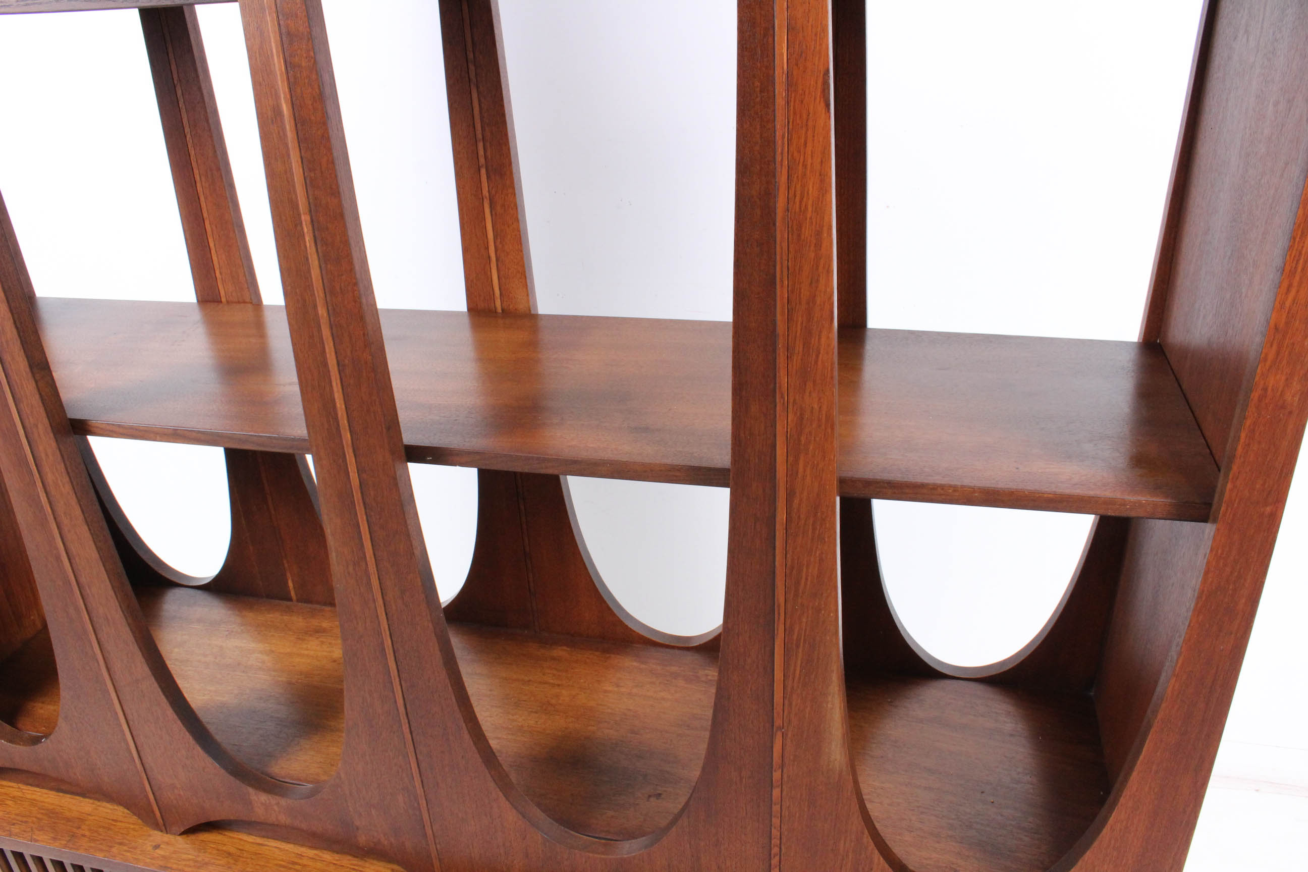 Mid Century Broyhill Brasilia Walnut Room Divider