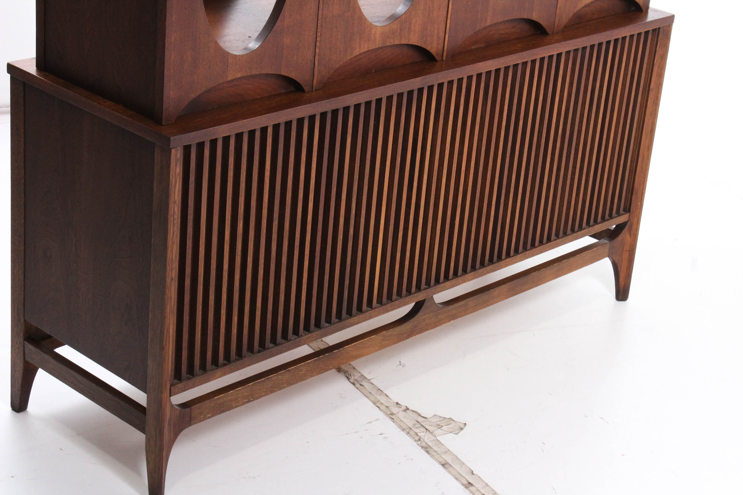 Mid Century Broyhill Brasilia Walnut Room Divider